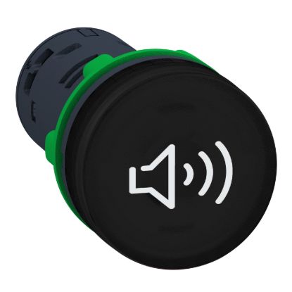 Picture of Annunciator, Harmony XB5, Complete buzzer, plastic, 22mm, continuous or intermittent tone, 110...120V AC
