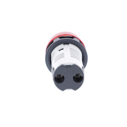 Picture of Monolithic pilot light, Harmony XB7, plastic, red, 22mm, integral LED, 24V AC DC