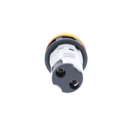 Picture of Monolithic pilot light, Harmony XB7, plastic, orange, 22mm, integral LED, 230...240V AC