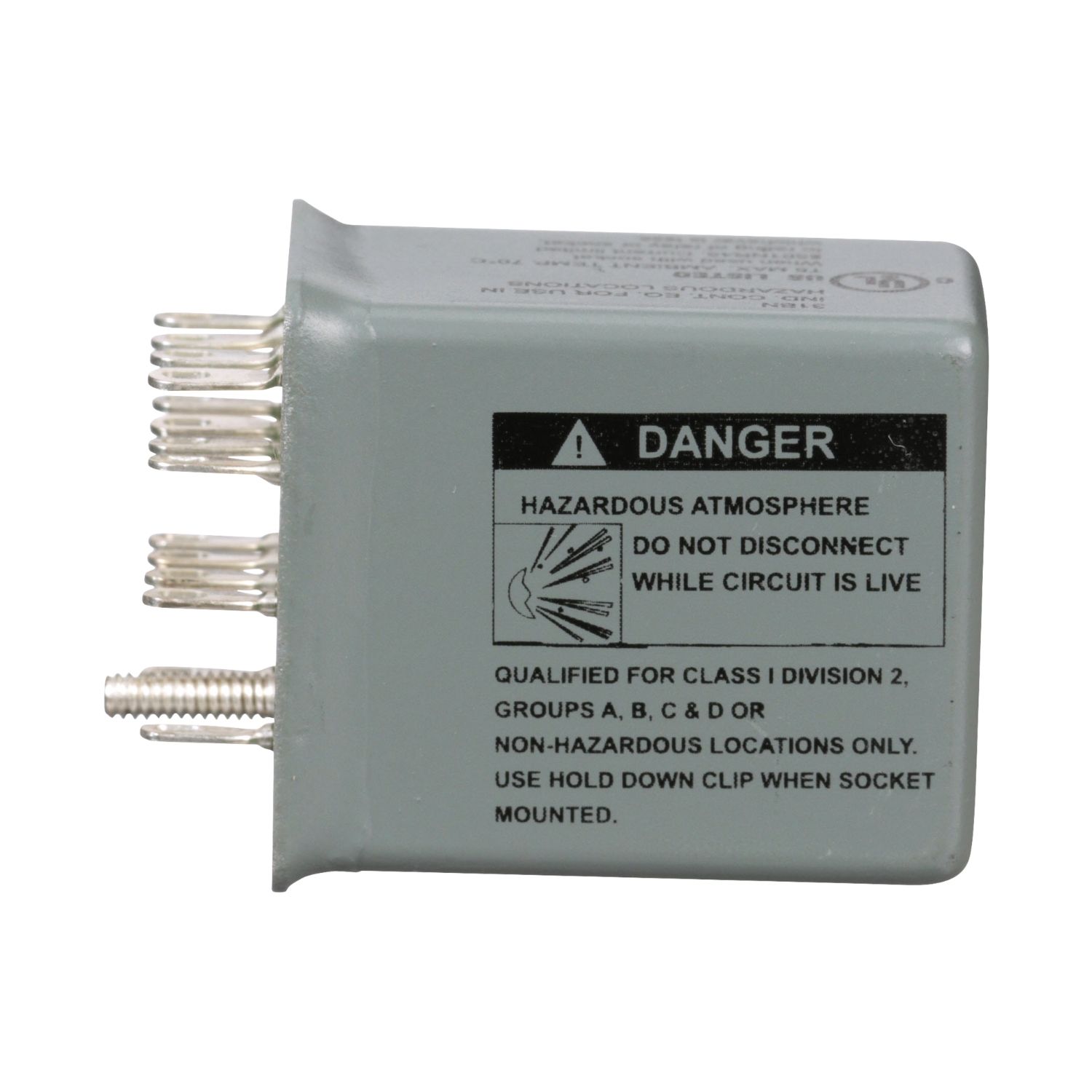 Picture of Miniature Relay, Harmony 8501R, low voltage, hermetically, 4PDT, 14 blades, coil, 5A resistive at 240V AC, 24V DC, 4NO+ 4NC