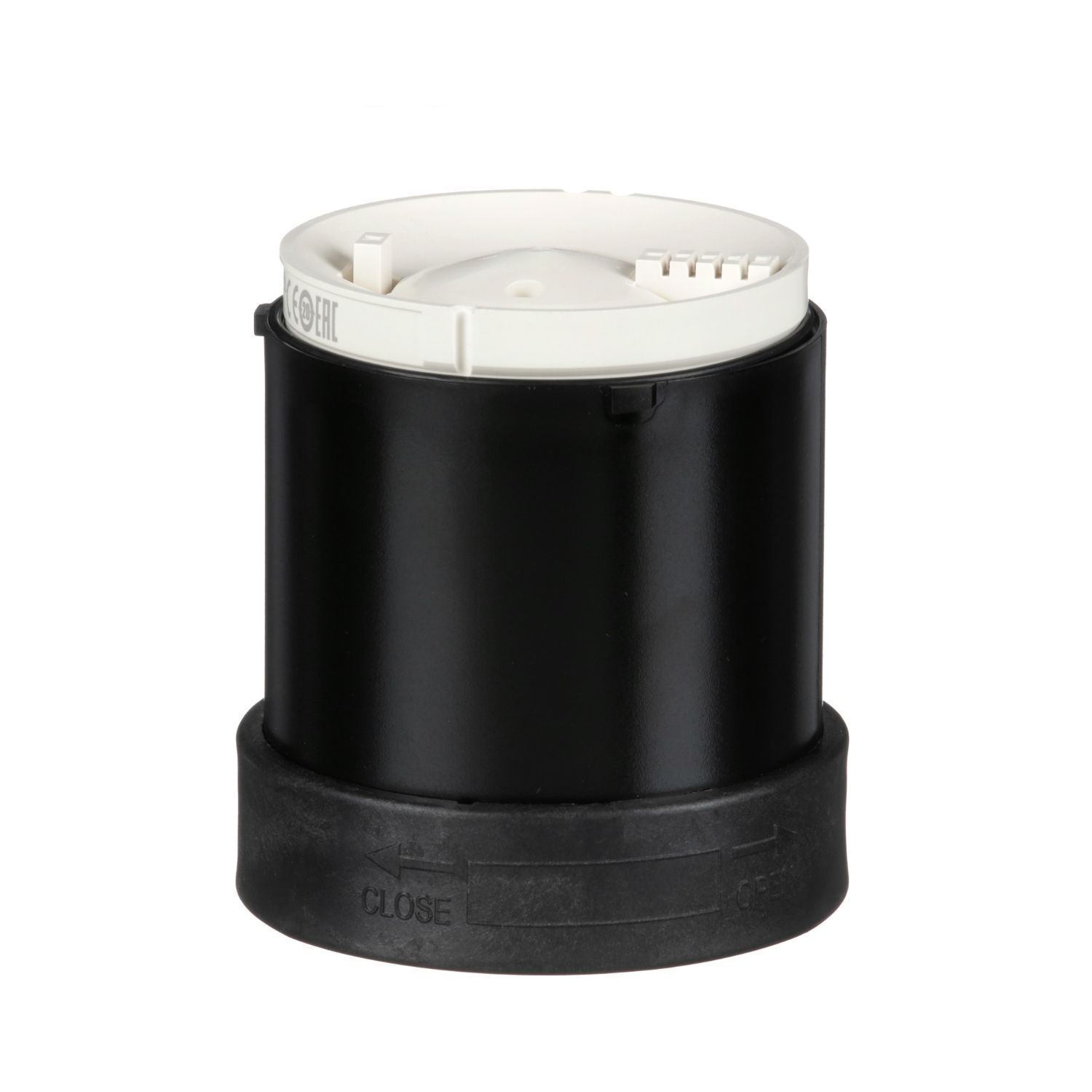 Picture of Audible unit for modular tower lights, Harmony XVB, plastic, Ø70, buzzer, continuous or intermitten tone,70... 90 dB, 12...48 V AC/DC