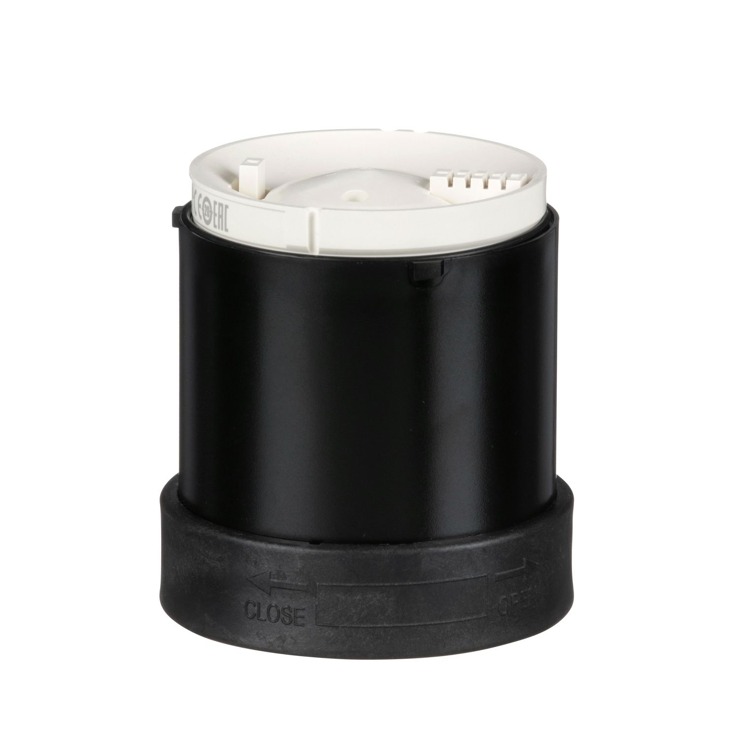 Picture of Audible unit for modular tower lights, Harmony XVB, plastic, Ø70, buzzer, continuous or intermitten tone,70... 90 dB, 12...48 V AC/DC
