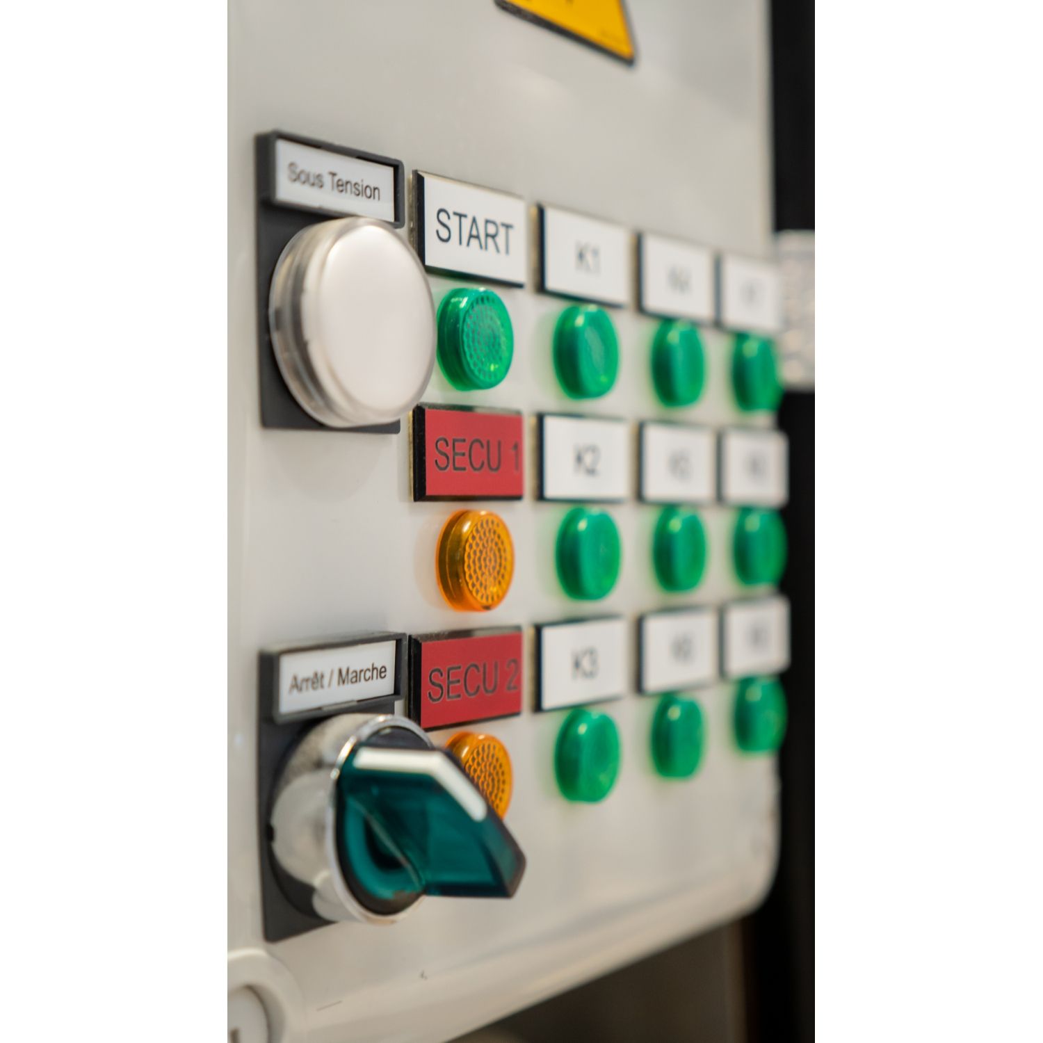 Picture of Pilot light, Harmony XVL, plastic, yellow, 8mm, covered LED, faston connectors, 24V DC