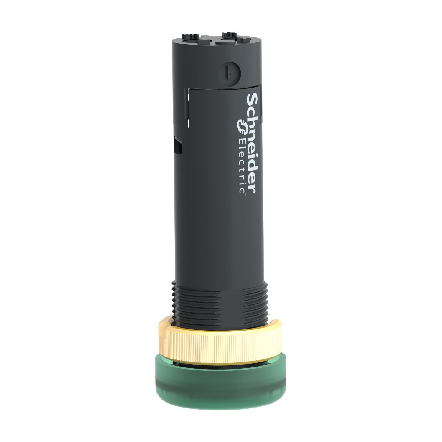 Picture of Pilot light, Harmony XVL, plastic, green, 12mm, covered LED, 24V DC