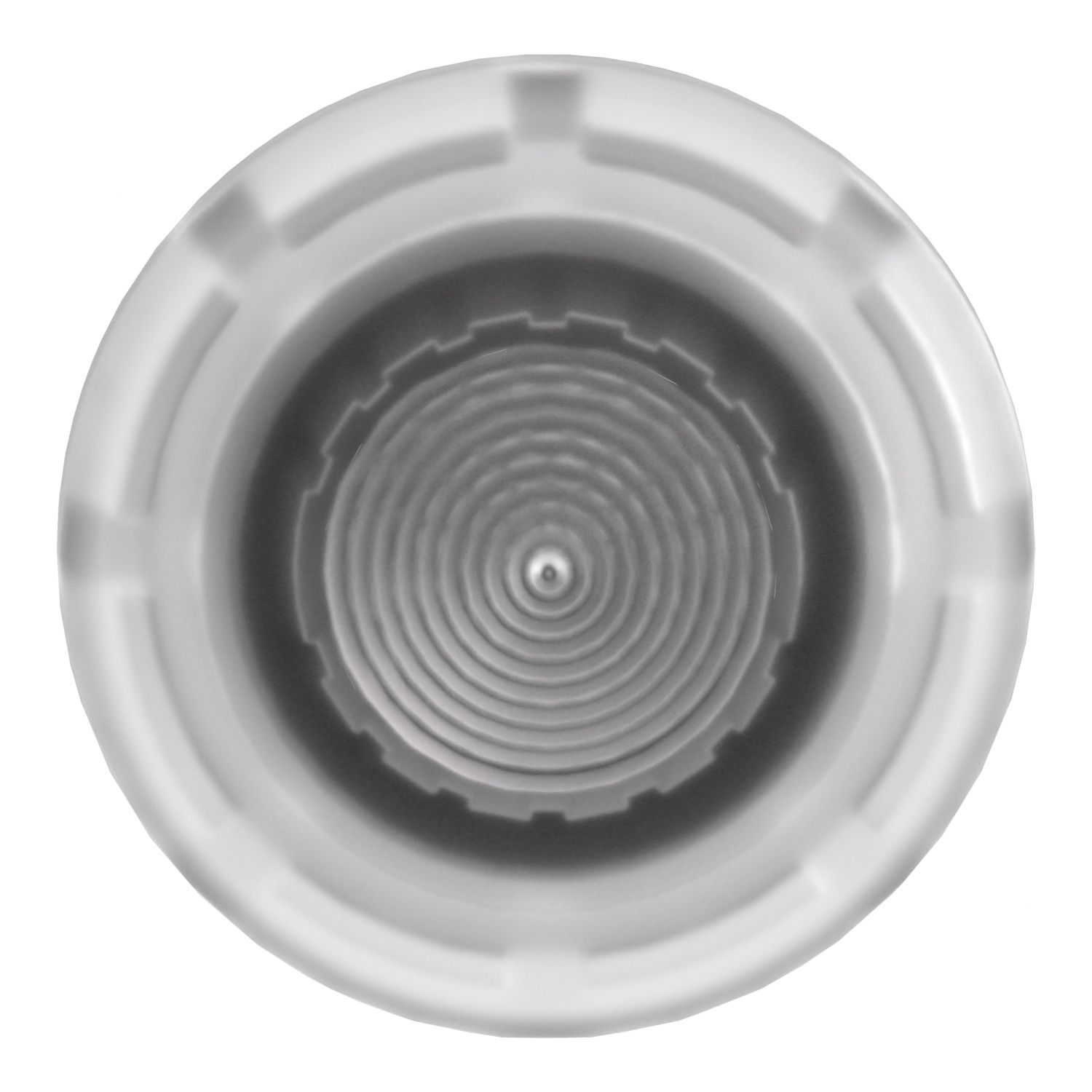 Picture of Head for illuminated push button, Harmony XB4, white, mushroom 40mm, 22mm, latching, push pull to release, universal LED, unmarked