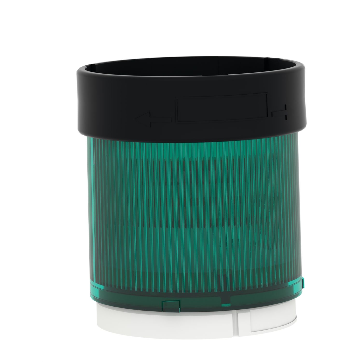 Picture of Indicator bank, Harmony XVB, illuminated unit, plastic, green, 70mm, steady, integral LED, 230V AC