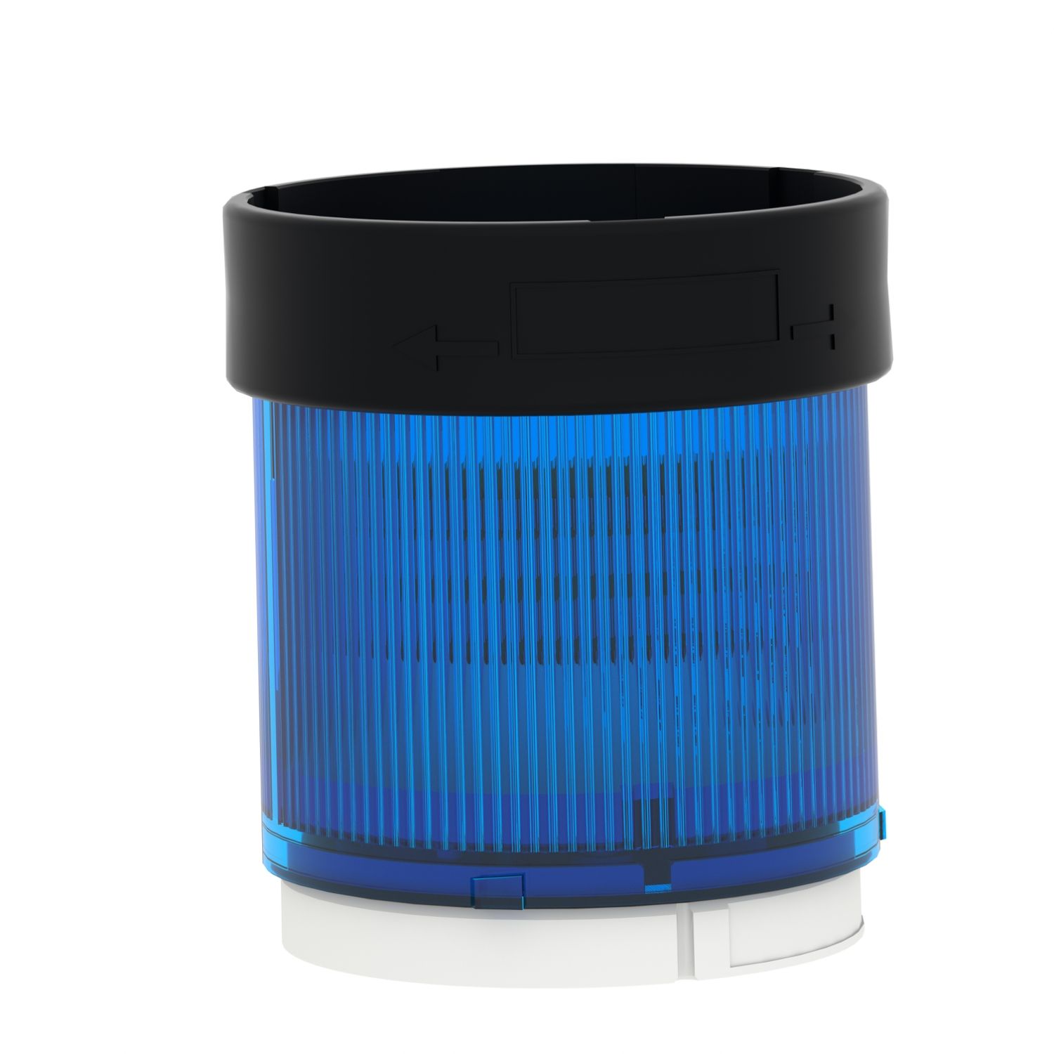 Picture of Indicator bank, Harmony XVB, illuminated unit, plastic, blue, 70mm, flashing, integral LED, 24V AC/DC