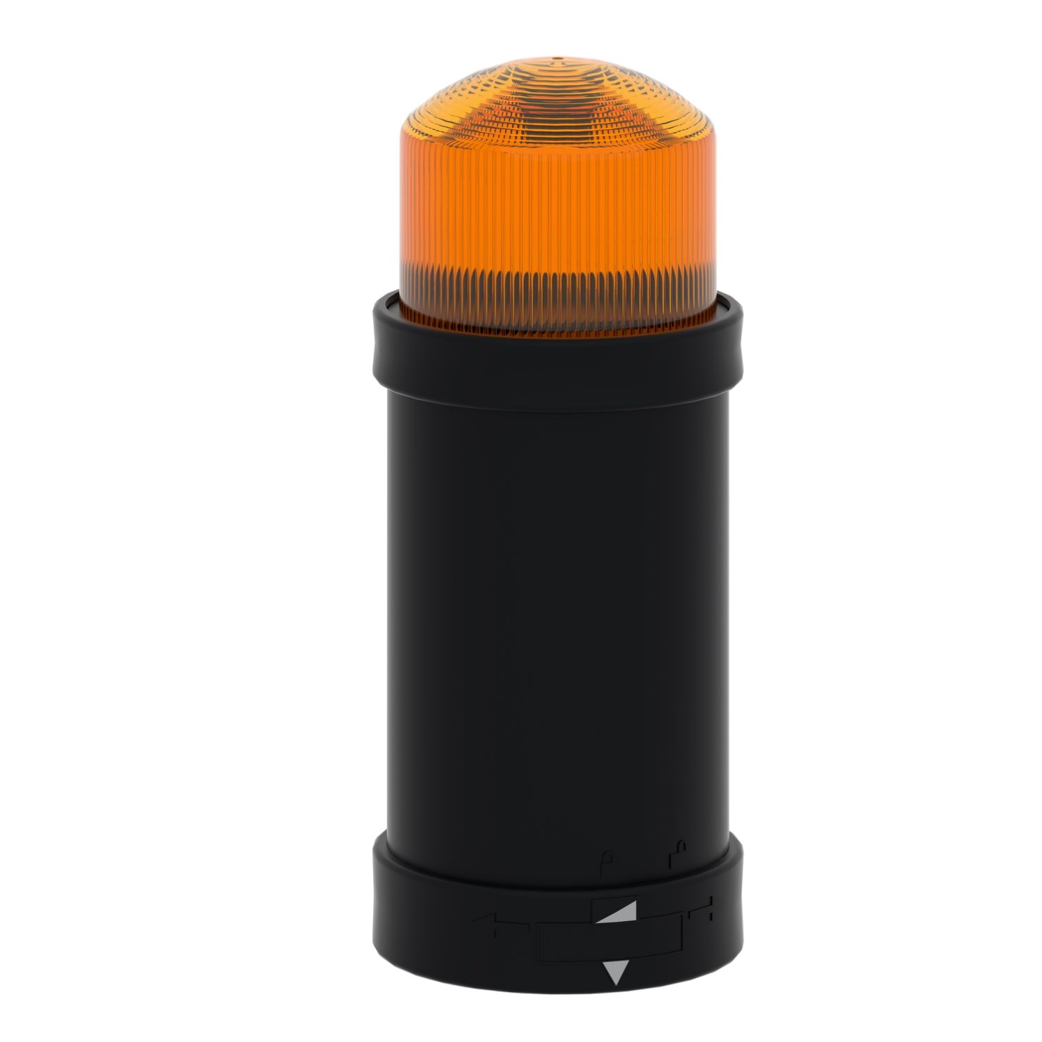Picture of Indicator bank, Harmony XVB, illuminated unit, plastic, orange, 70mm, integral flash discharge tube, 10joule, 24V AC/DC