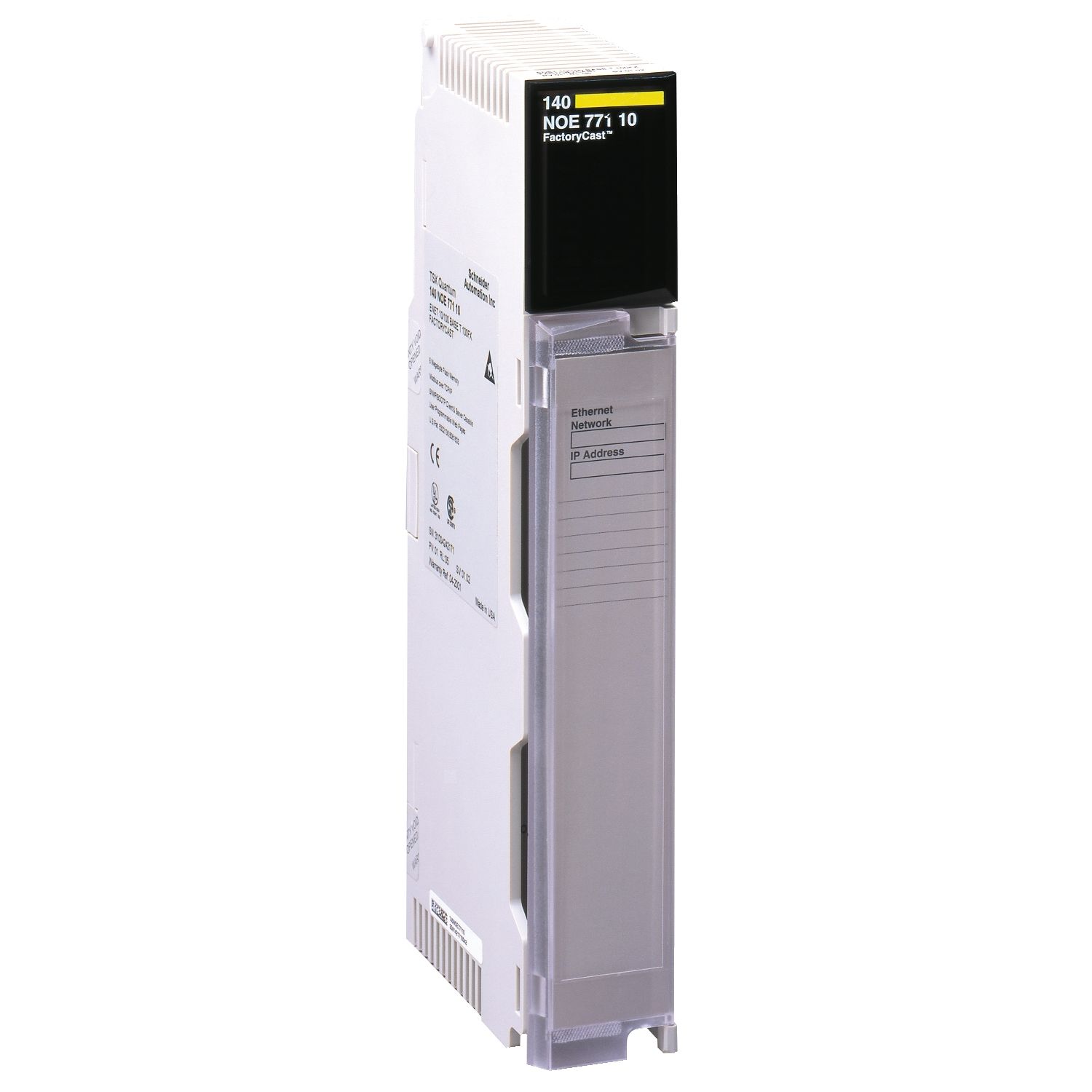 Picture of Ethernet network TCP/IP module, Modicon Quantum, transparent ready, 750mA at 5VDC