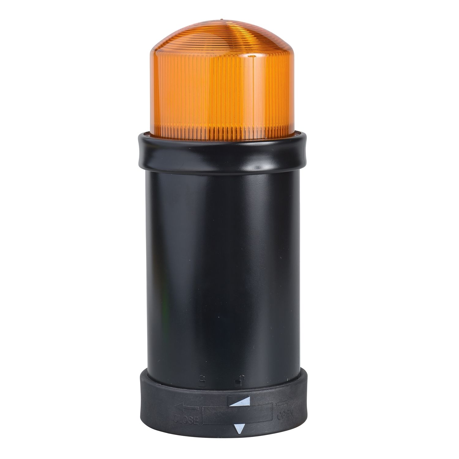 Picture of Indicator bank, Harmony XVB, illuminated unit, plastic, orange, 70mm, integral flash discharge tube, 10joule, 120V AC