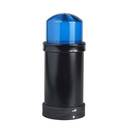 Picture of Indicator bank, Harmony XVB, illuminated unit, plastic, blue, 70mm, integral flash discharge tube, 5joule, 24V AC/DC