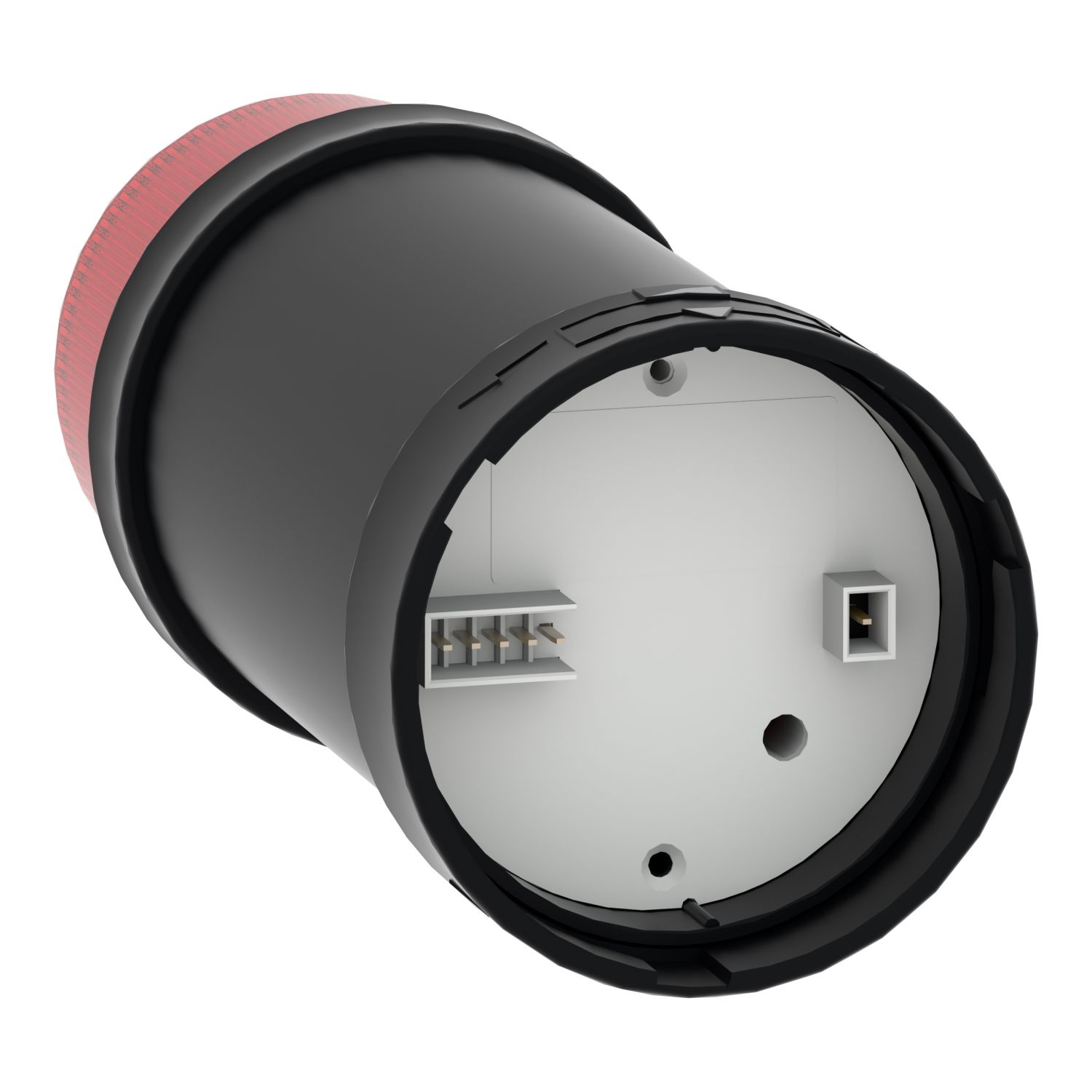 Picture of Indicator bank, Harmony XVB, illuminated unit, plastic, red, 70mm, integral flash discharge tube, 10joule, 230V AC