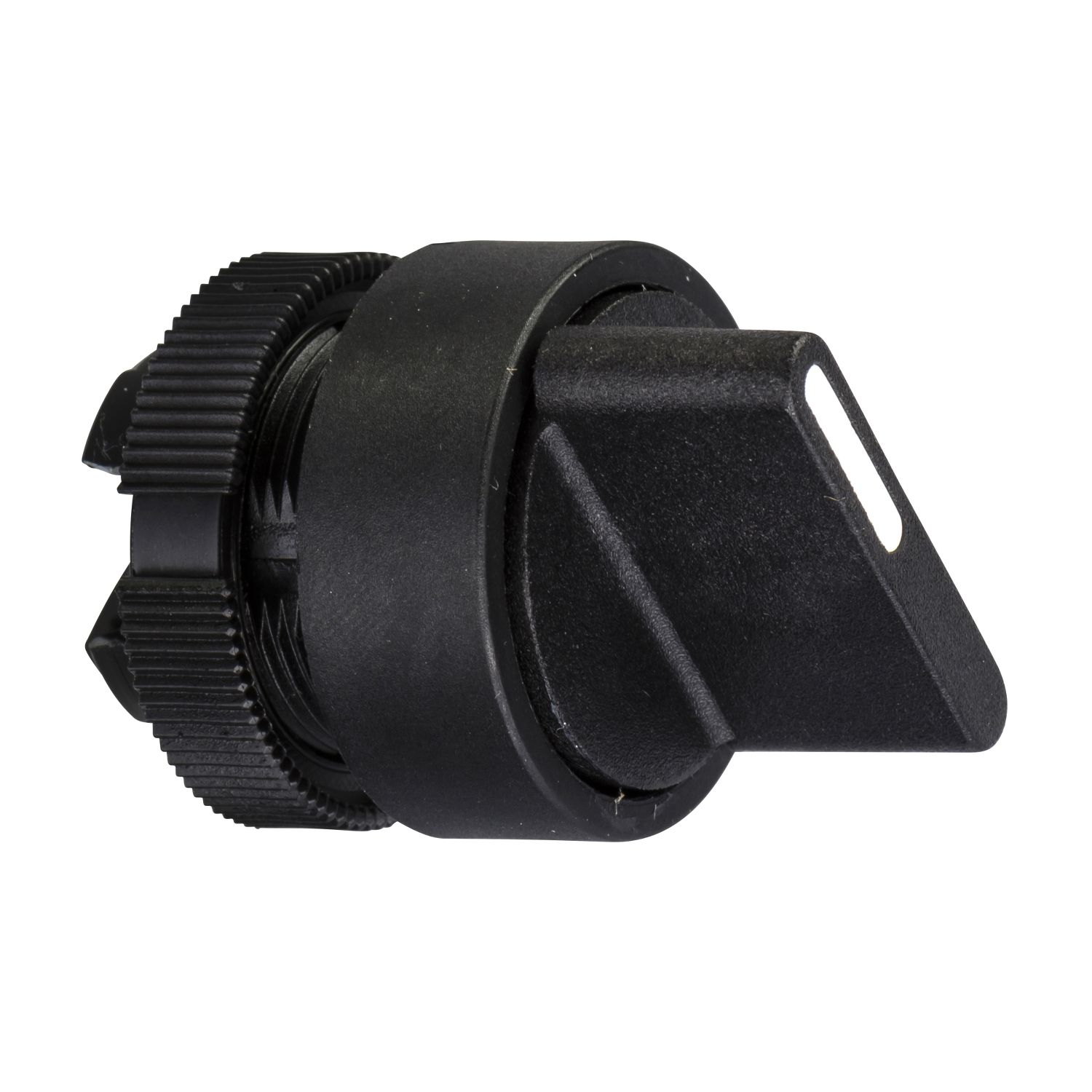 Picture of Selector switch, Harmony XAC, plastic, black handle, 3 positions, unmarked