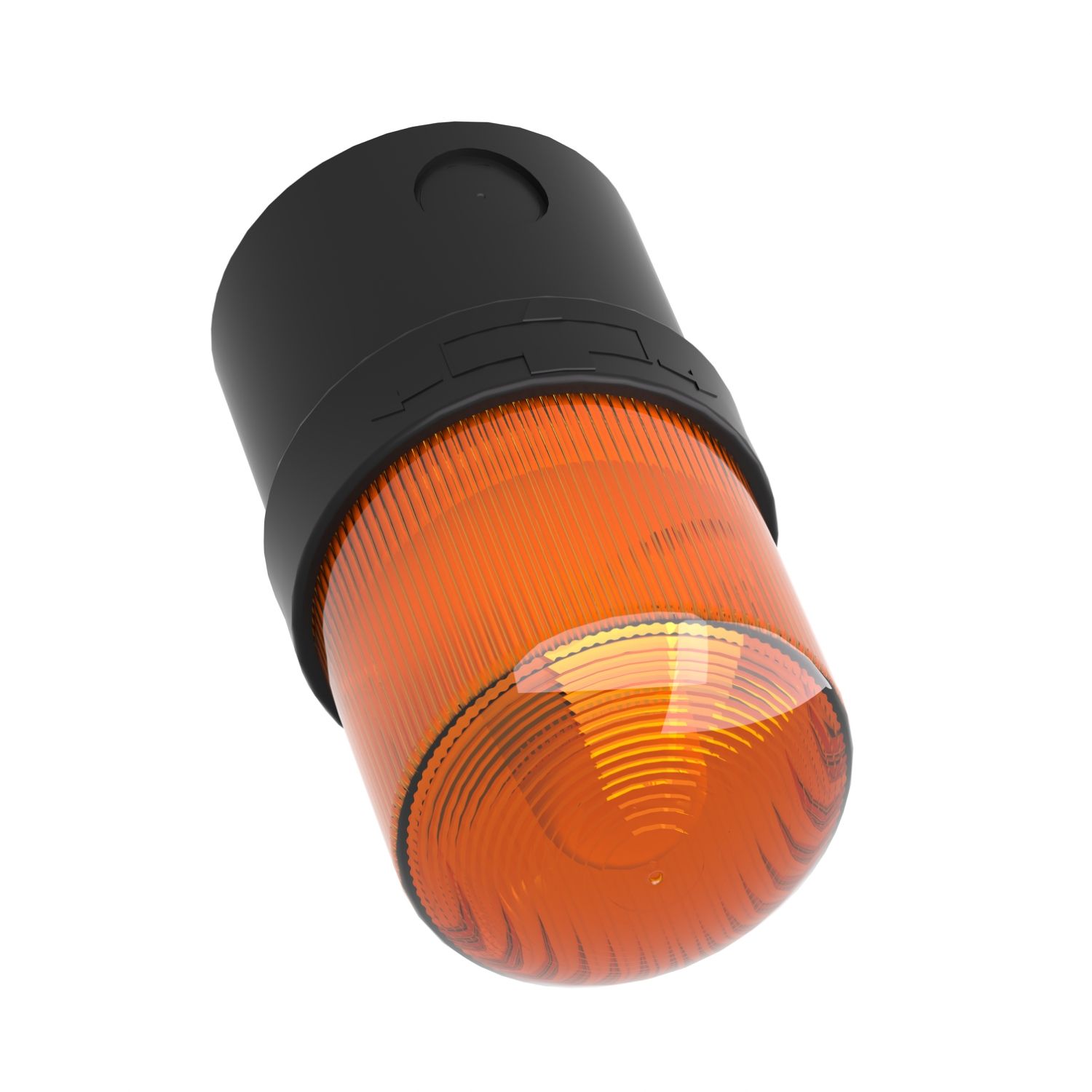 Picture of illuminated unit for modular tower lights, Harmony XVB, plastic, orange, 70mm, steady, integral LED, 24V AC/DC