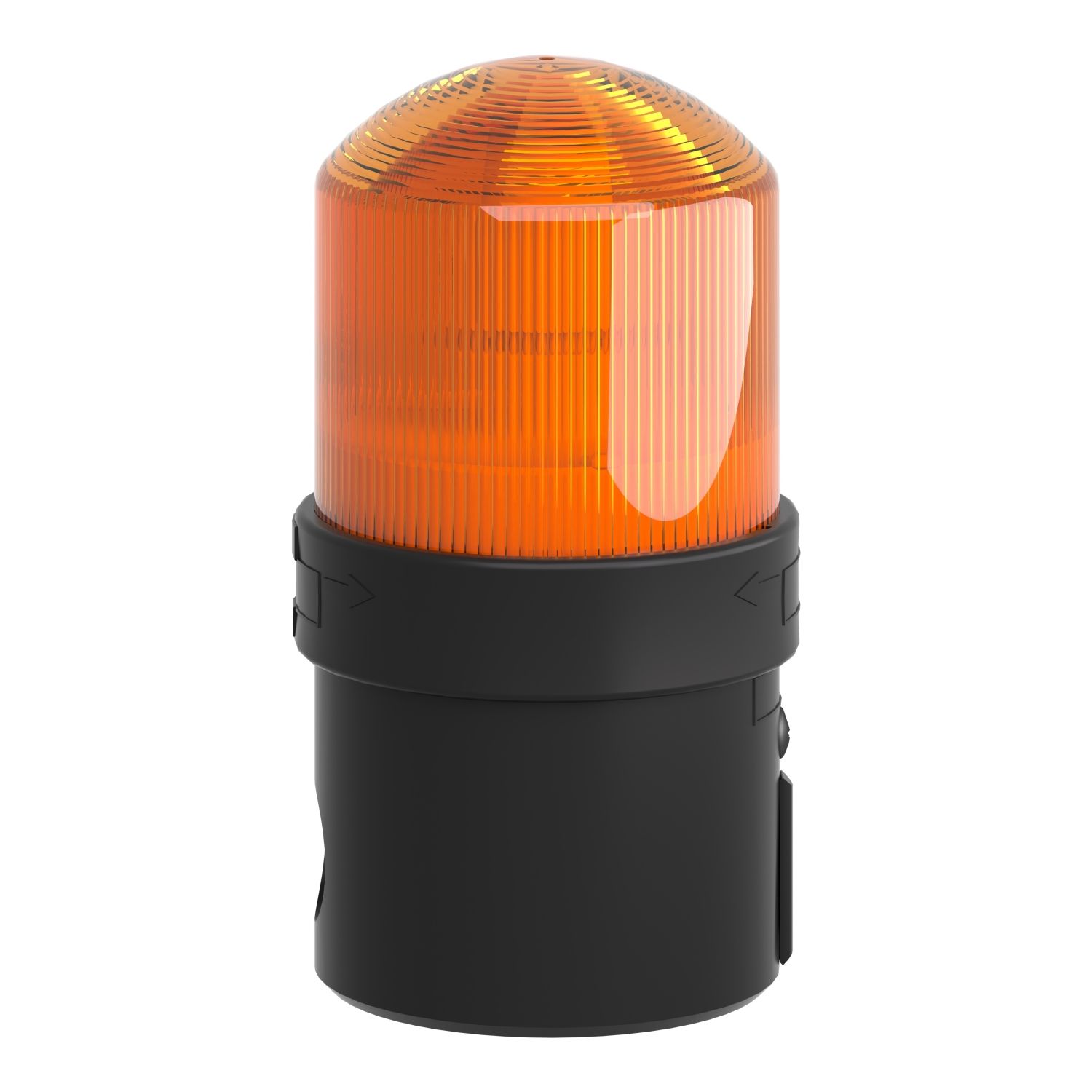 Picture of illuminated unit for modular tower lights, Harmony XVB, plastic, orange, 70mm, steady, integral LED, 24V AC/DC