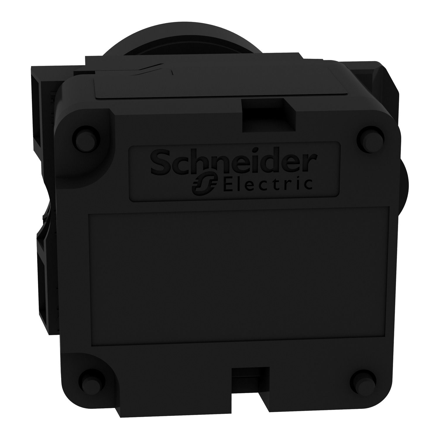 Picture of Wireless push button and non-configurable receiver, Harmony XB5R, plastic, Ø22, with 1 black cap, 24 V DC