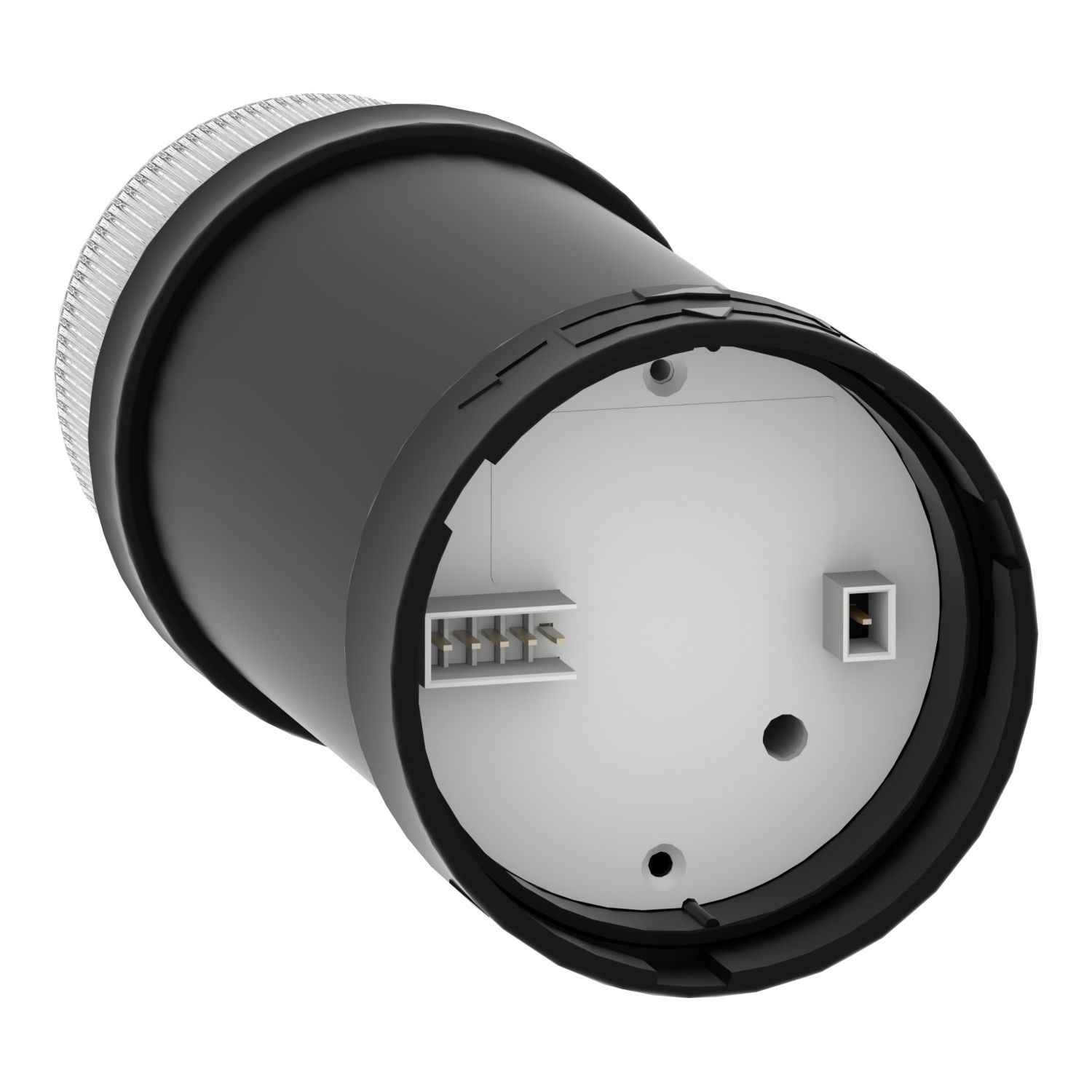 Picture of Indicator bank, Harmony XVB, illuminated unit, plastic, clear, 70mm, integral flash discharge tube, 5joule, 24V AC/DC