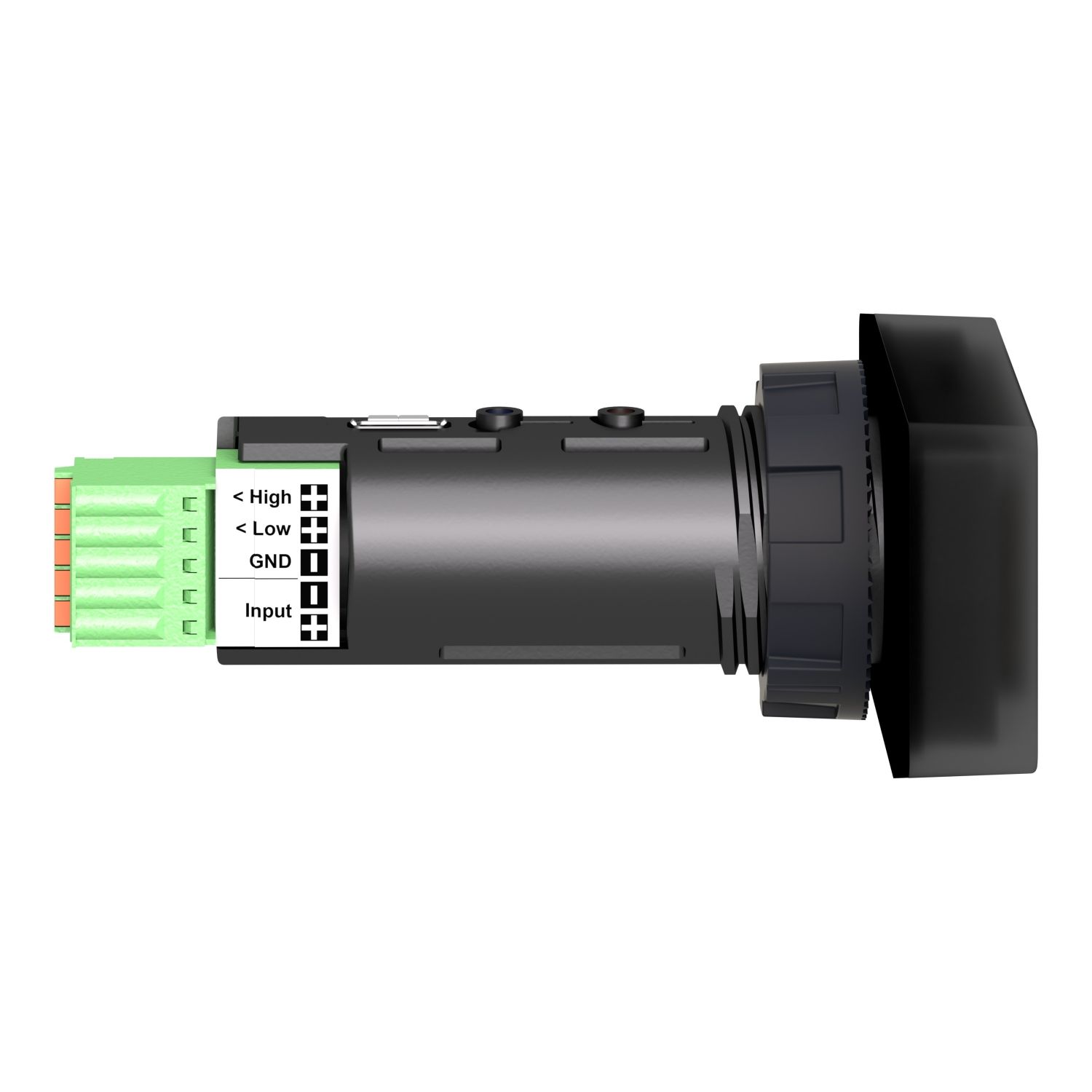 Picture of Display module, Harmony XB5, Digital panel meter, plastic, black, 22mm, 4 digit green LED display, 4...20mA input
