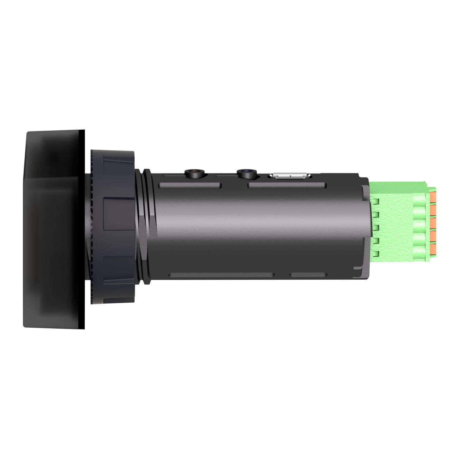 Picture of Display module, Harmony XB5, Digital panel meter, plastic, black, 22mm, 4 digit green LED display, 4...20mA input