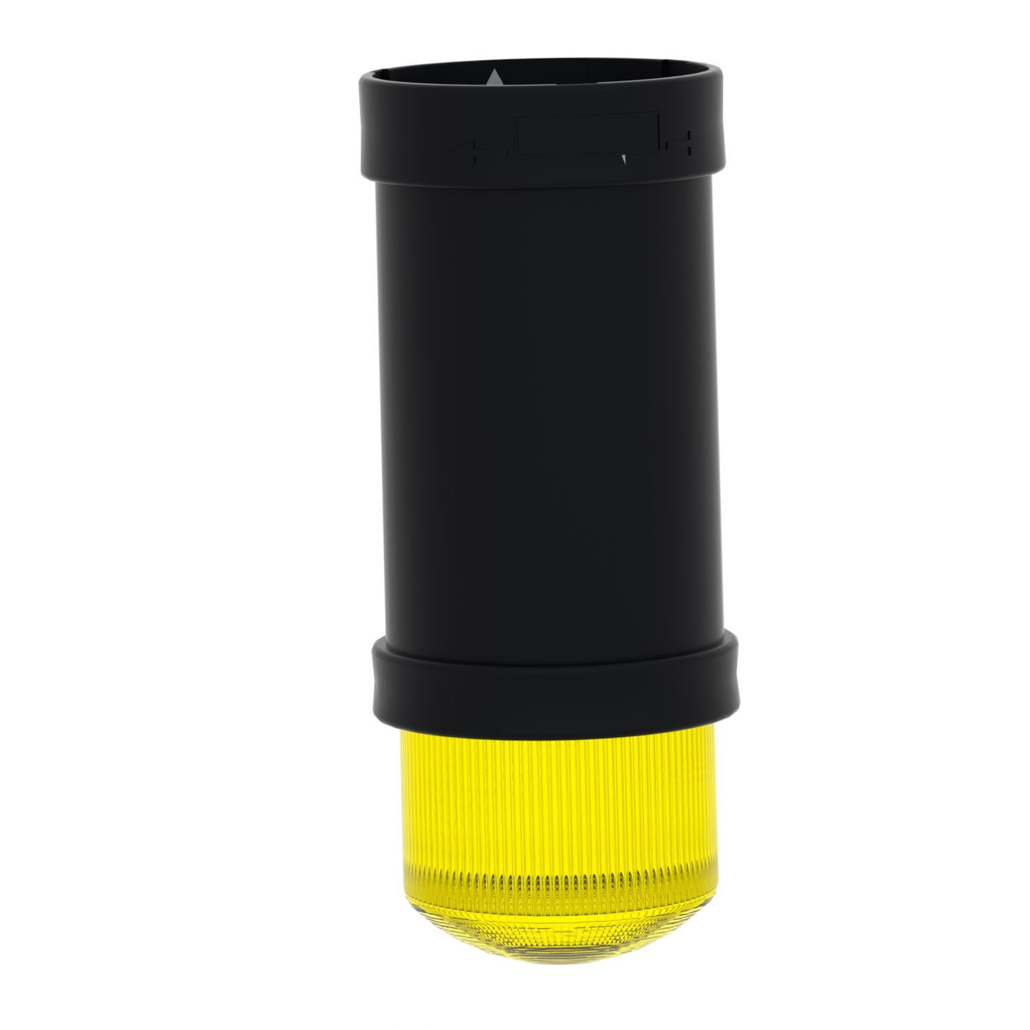 Picture of Indicator bank, Harmony XVB, illuminated unit, plastic, yellow, 70mm, integral flash discharge tube, 5joule, 24V AC/DC