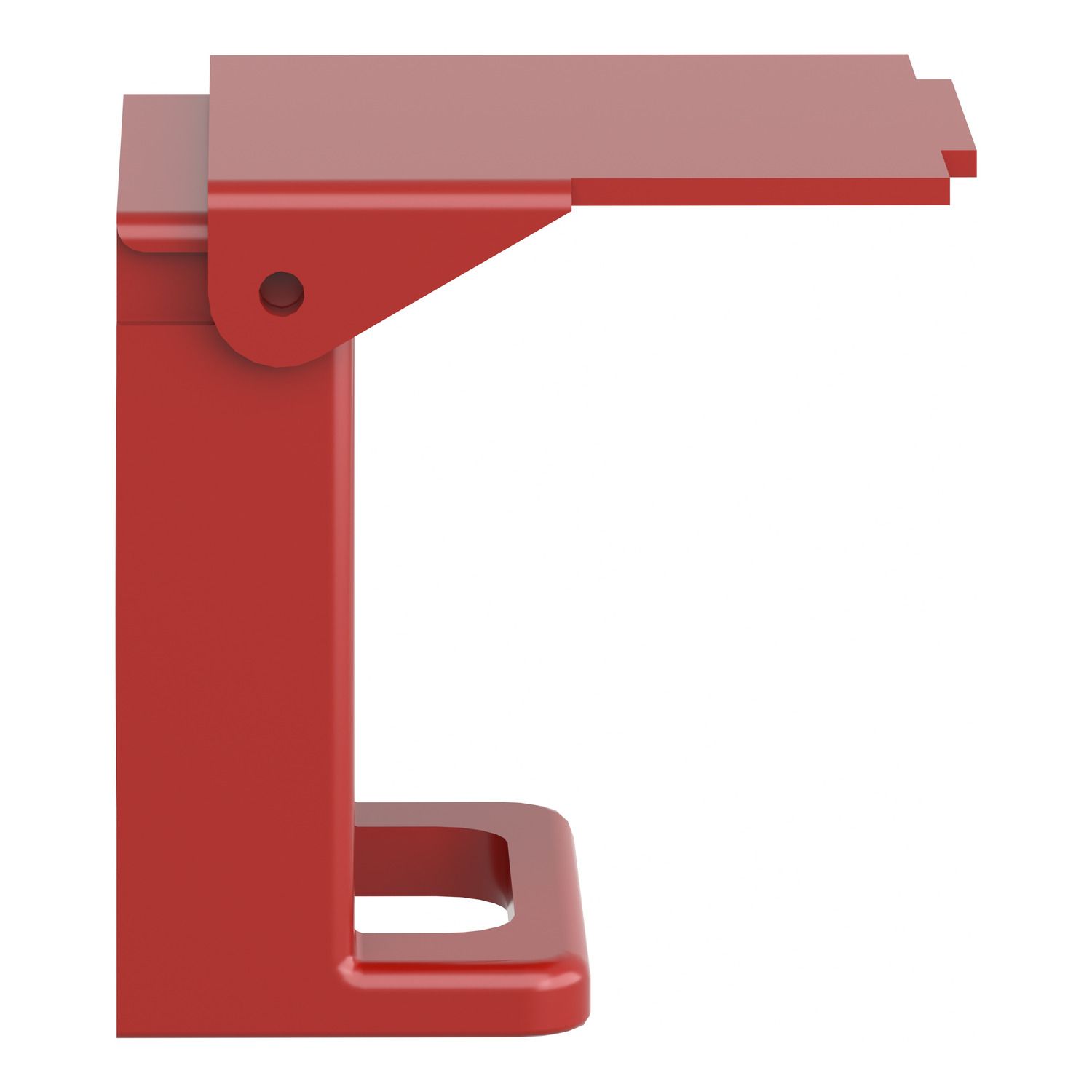 Picture of Padlockable flap, Harmony XB4, for 22mm flush push button, metal, red