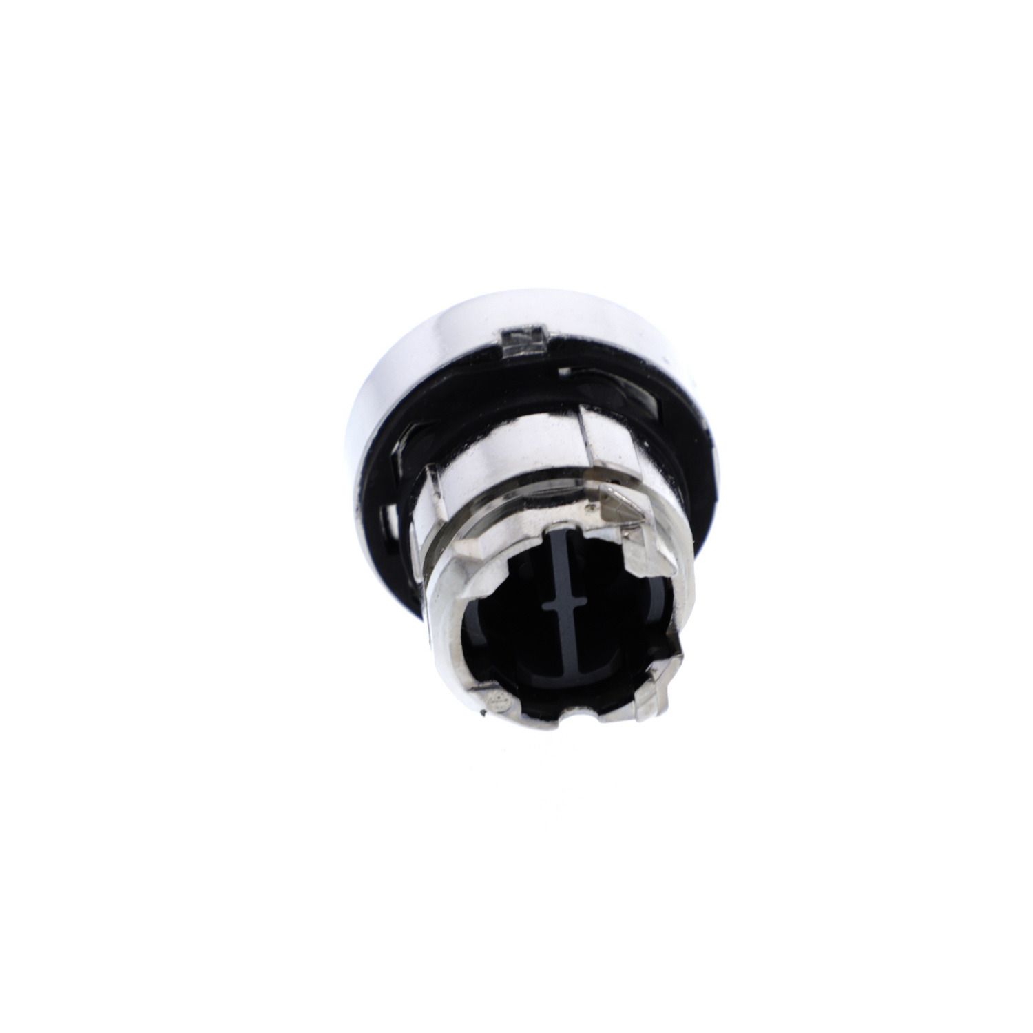 Picture of Push button head, Harmony XB4, metal, flush, yellow, 22mm, spring return, unmarked