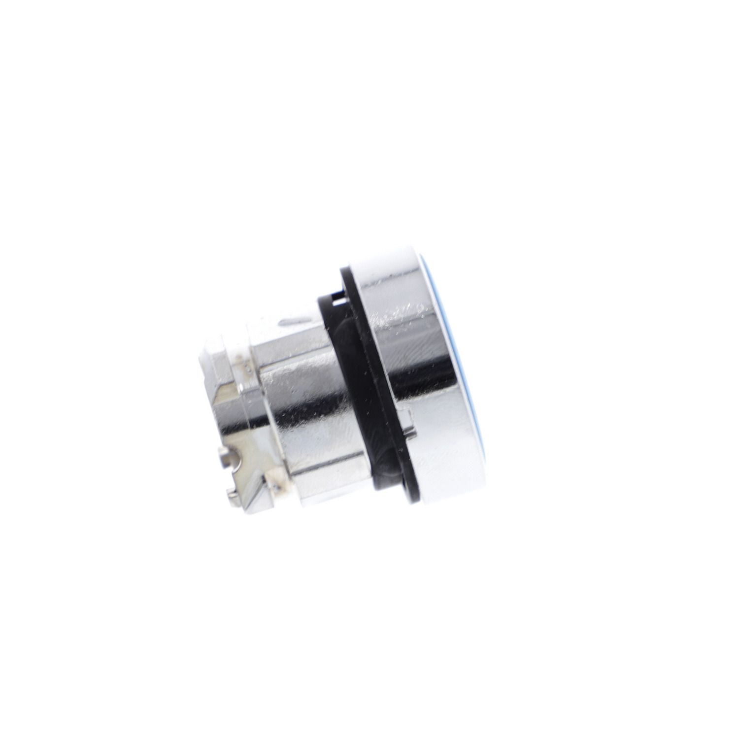 Picture of Push button head, Harmony XB4, metal, flush, blue, 22mm, spring return, unmarked