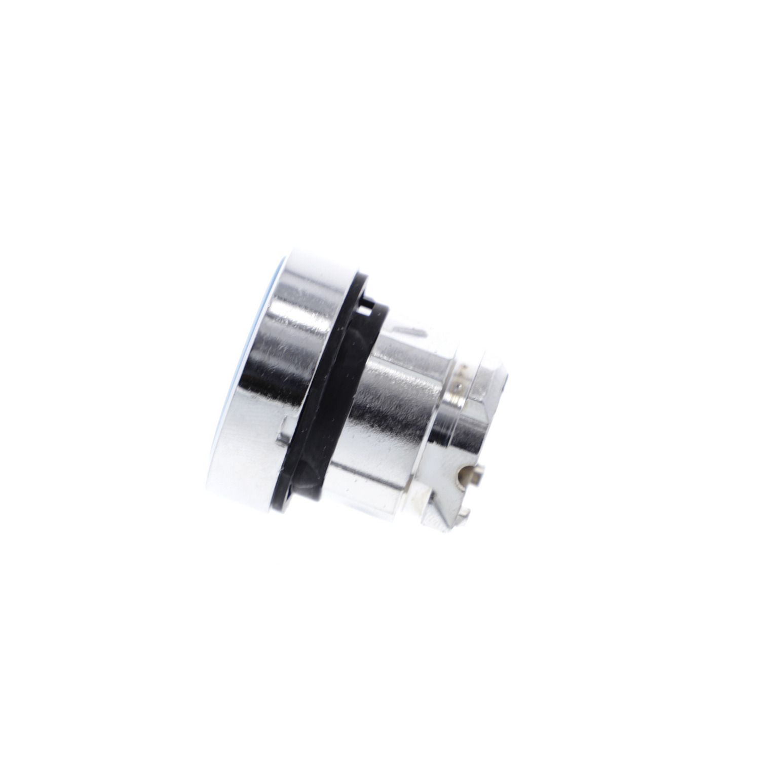 Picture of Push button head, Harmony XB4, metal, flush, blue, 22mm, spring return, unmarked