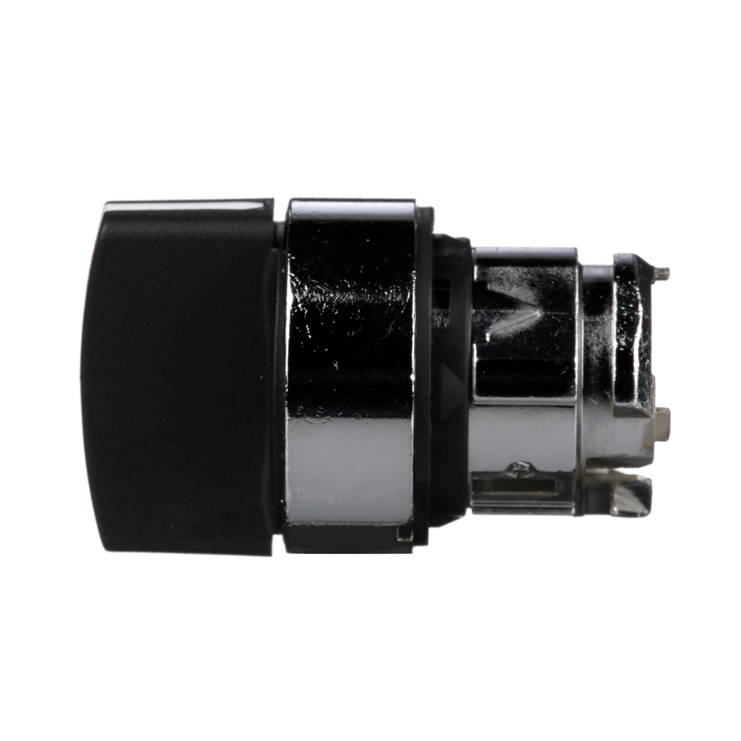 Picture of Selector switch head, Harmony XB4, metal, black, 22mm, 2 positions, stay put
