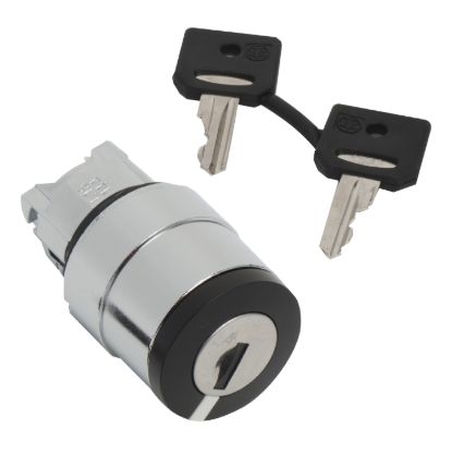 Picture of Head for key selector switch, Harmony XB4, 22mm 2 position stay put 3131 A