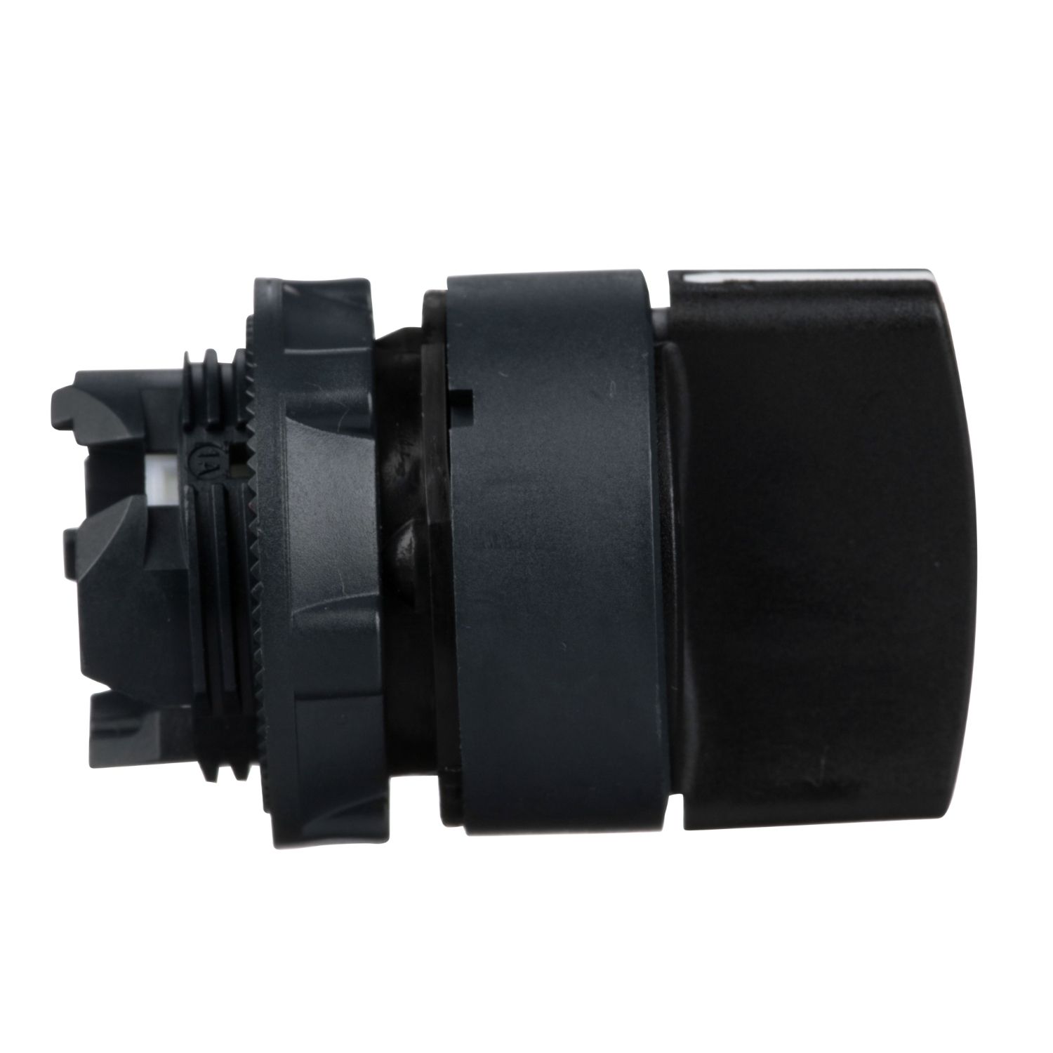 Picture of Selector switch head, Harmony XB5, plastic, black, 22mm, 2 positions, stay put