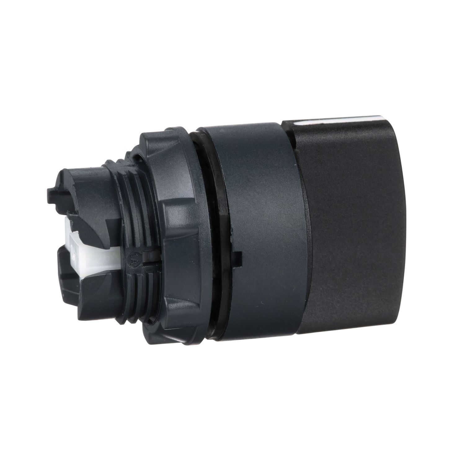 Picture of Selector switch head, Harmony XB5, plastic, black, 22mm, 3 positions, stay put