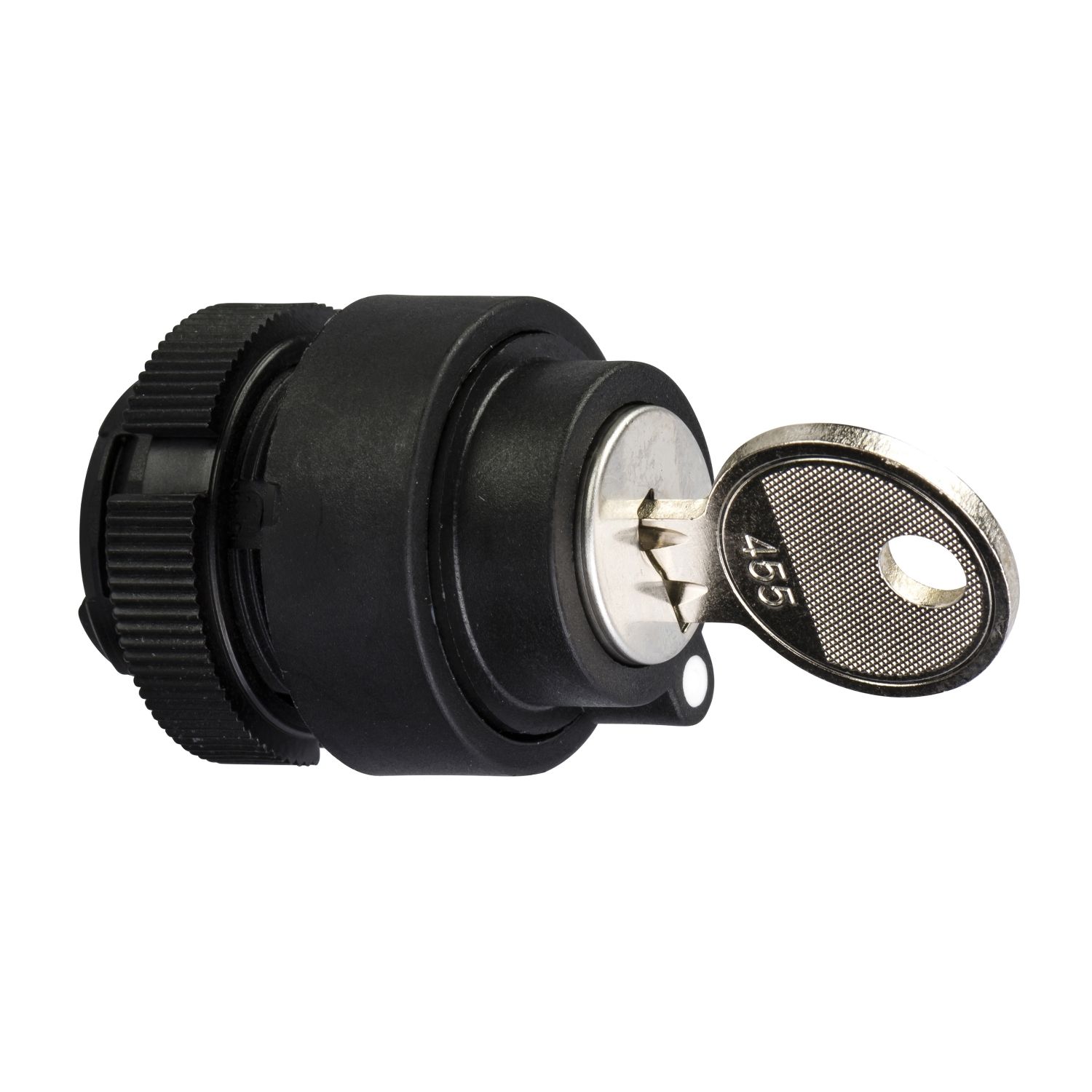 Picture of Selector switch, Harmony XAC, plastic, black, 3 positions, left/right withdrawal position, stay put