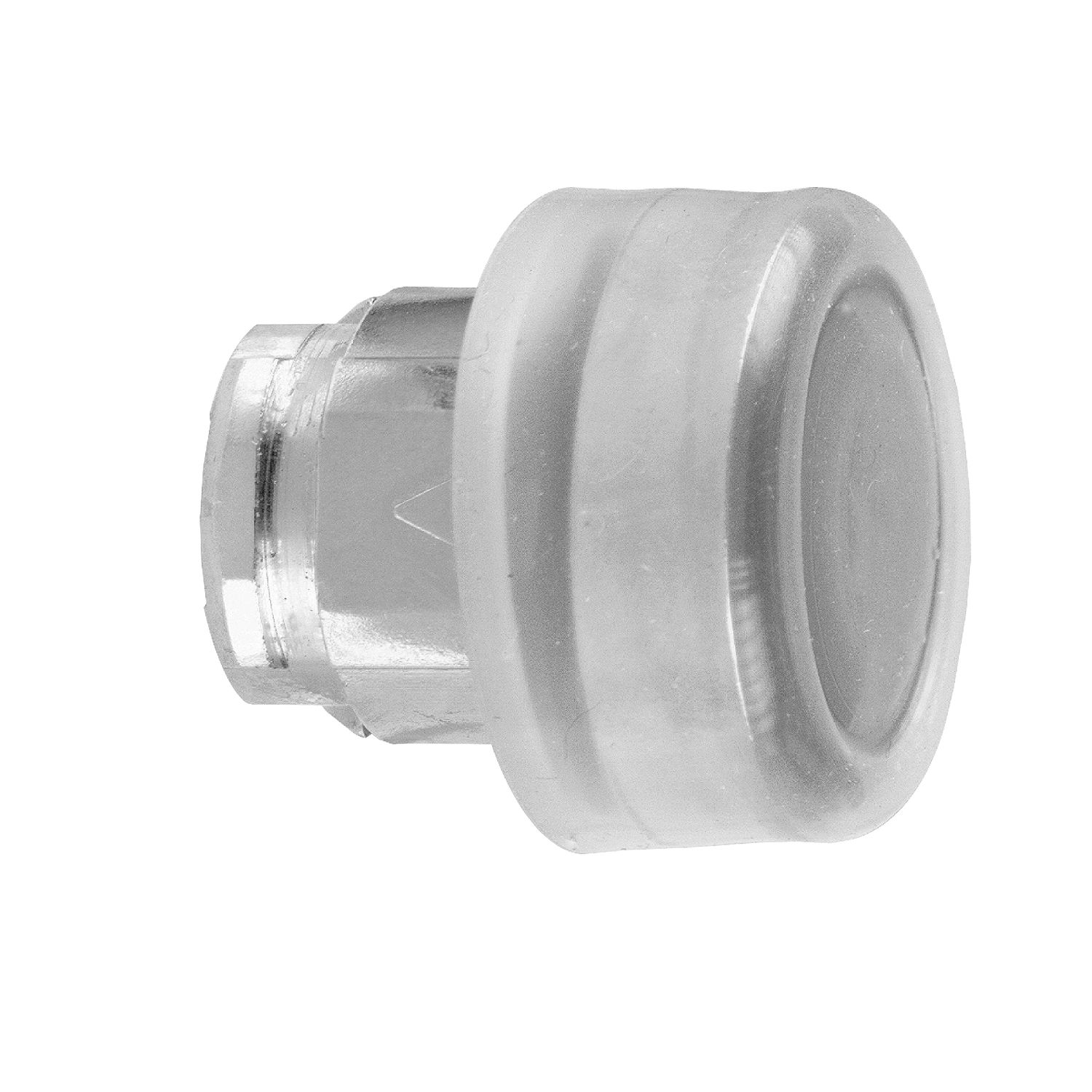 Picture of Head for non illuminated push button, Harmony XB4, metal, projecting, black, 22mm, spring return, booted, unmarked