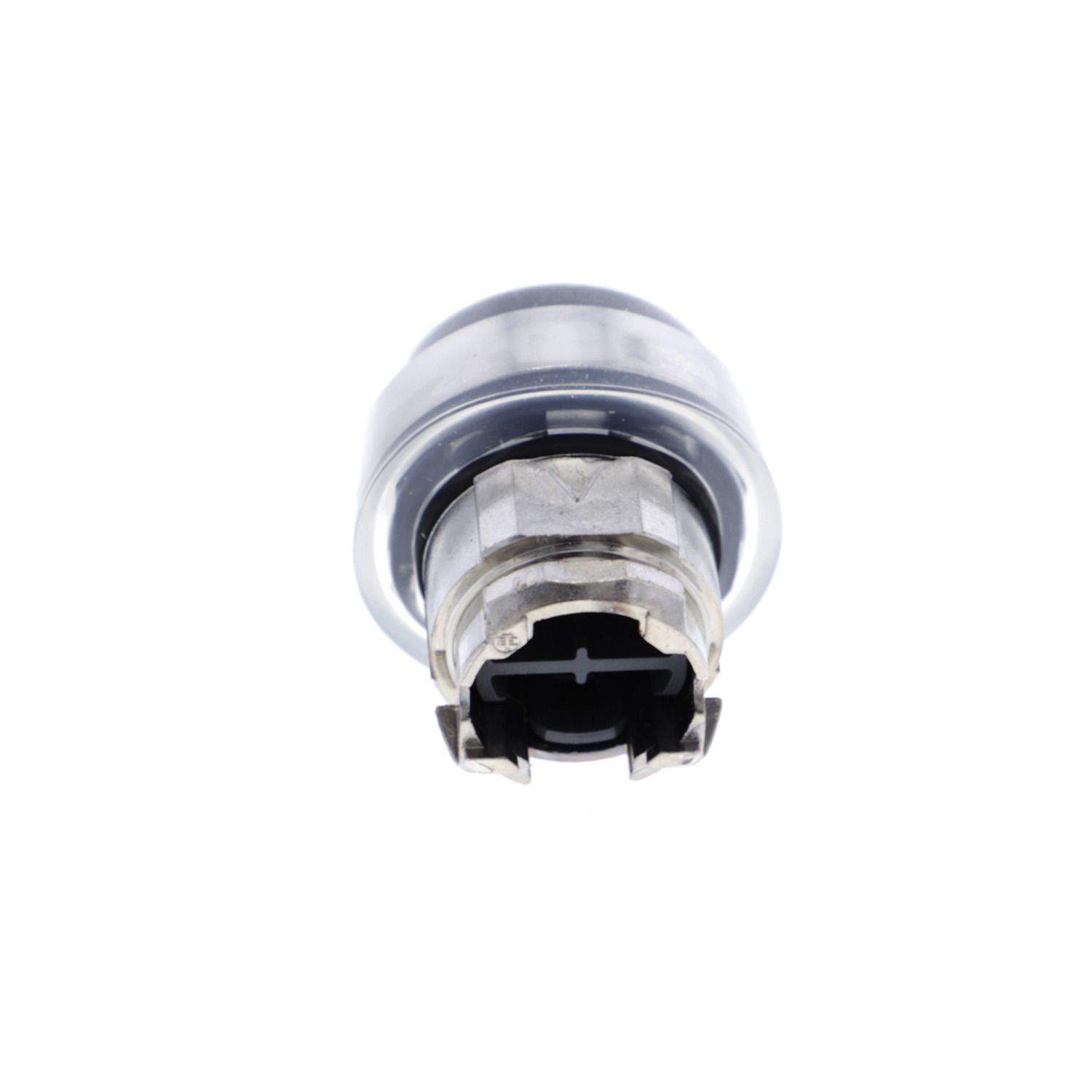 Picture of Head for non illuminated push button, Harmony XB4, metal, projecting, black, 22mm, spring return, booted, unmarked