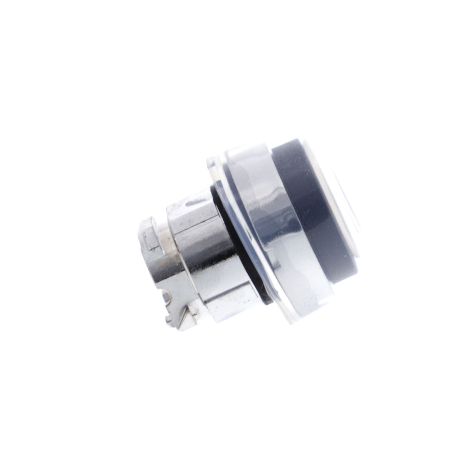 Picture of Head for non illuminated push button, Harmony XB4, metal, projecting, black, 22mm, spring return, booted, unmarked