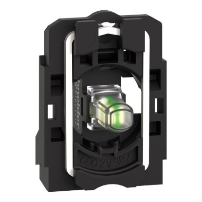 Picture of Complete body light block assembly, Harmony XB5, plastic, universal LED, body fixing collar, 24V AC DC