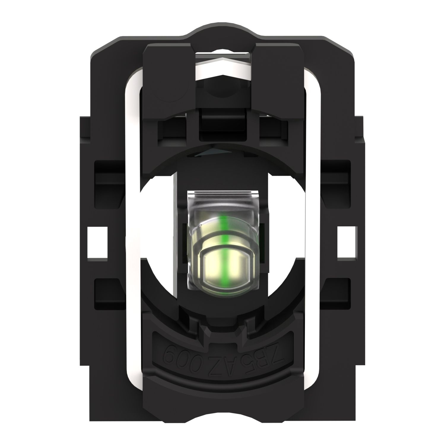 Picture of Complete body light block assembly, Harmony XB5, XB4, with body fixing collar, universal LED, 12V AC