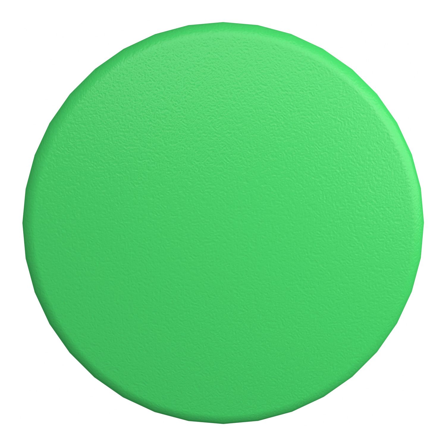 Picture of Head for non illuminated pushbutton, Harmony XB4, mushroom 60mm, metal, green, 22mm, spring return