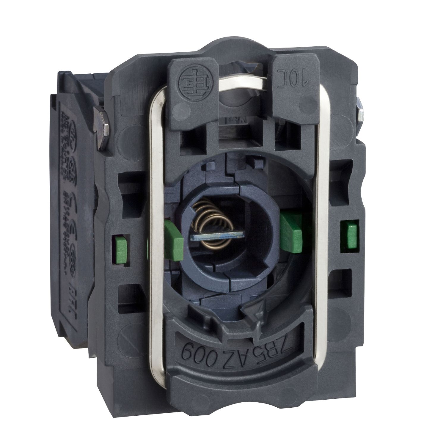 Picture of Complete body/contact assembly and light block, Harmony XB5, XB4, with body/fixing collar, BA9s bulb, 250V, 2NO