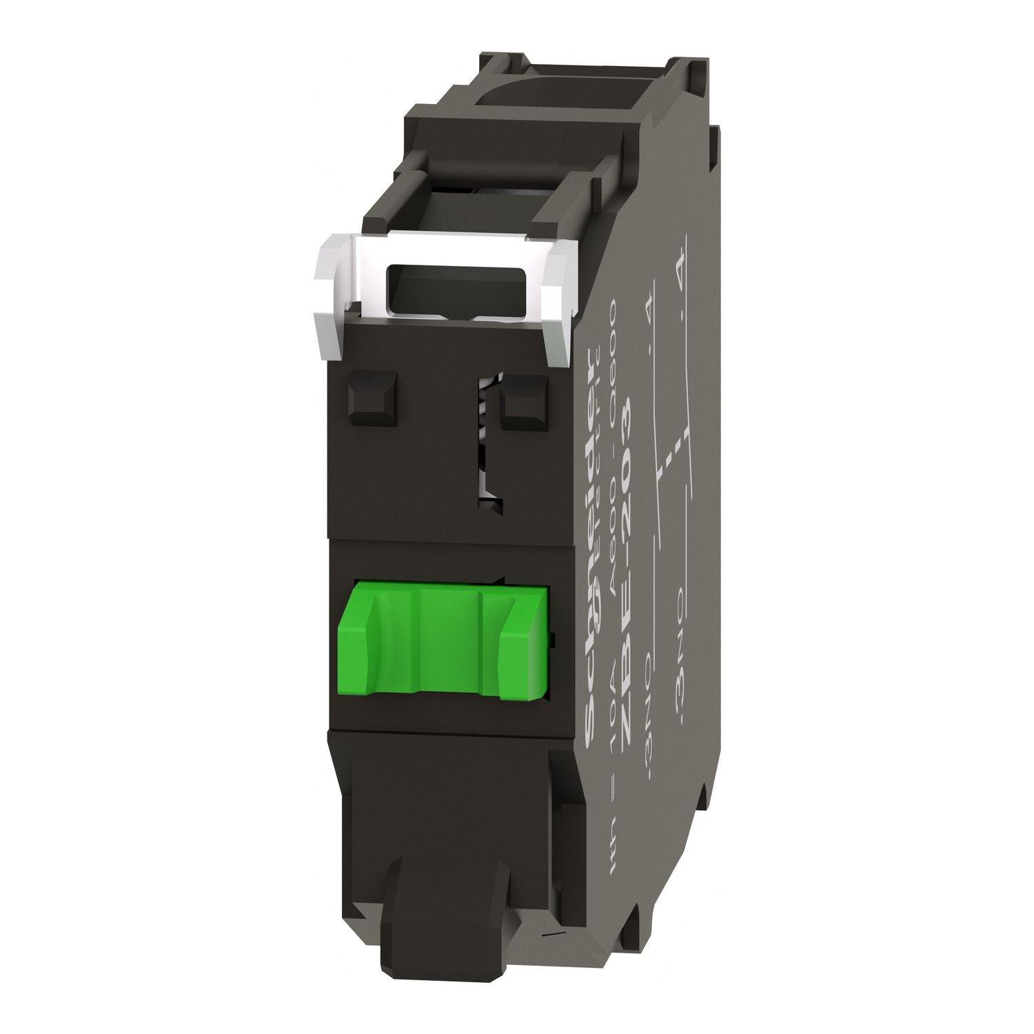 Picture of Double contact block, Harmony XB4, silver alloy, screw clamp terminal, 2NO