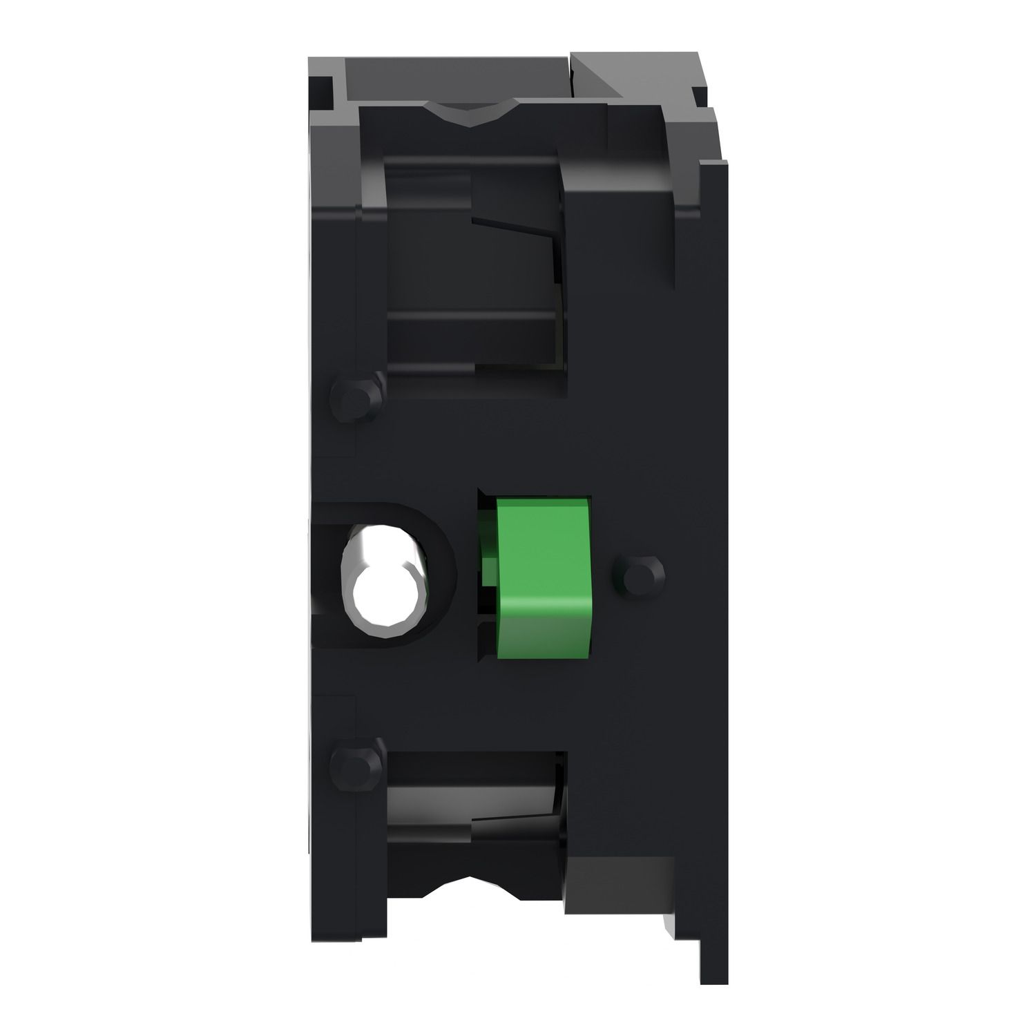Picture of Contact block, Easy Harmony XA2, single contact, for head 22mm, faston terminal, 1NO