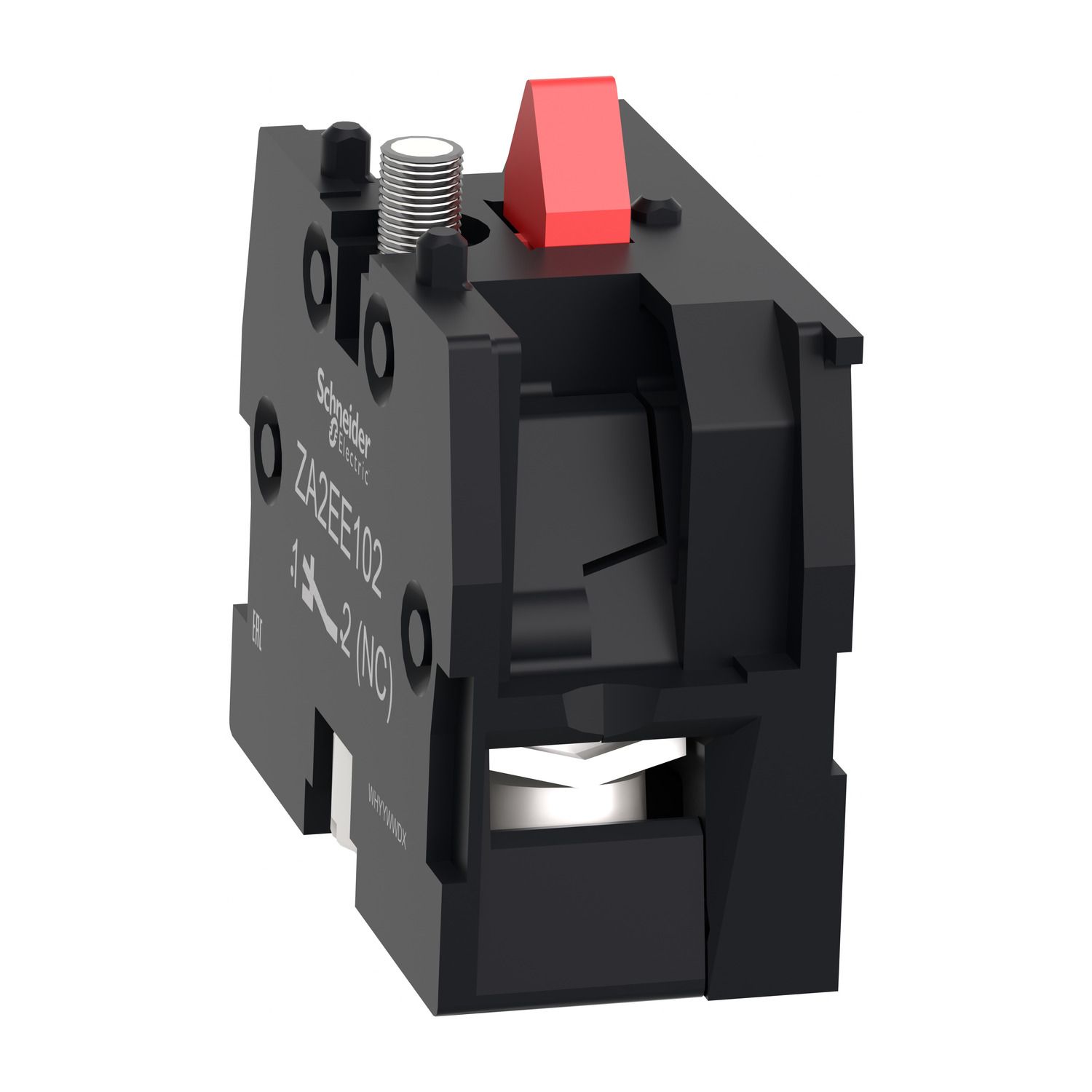 Picture of Contact block, Easy Harmony XA2, single contact, for head 22mm, faston terminal, 1NC
