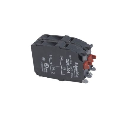 Picture of Double contact block, Harmony XB4, silver alloy, screw clamp terminal, 2NC