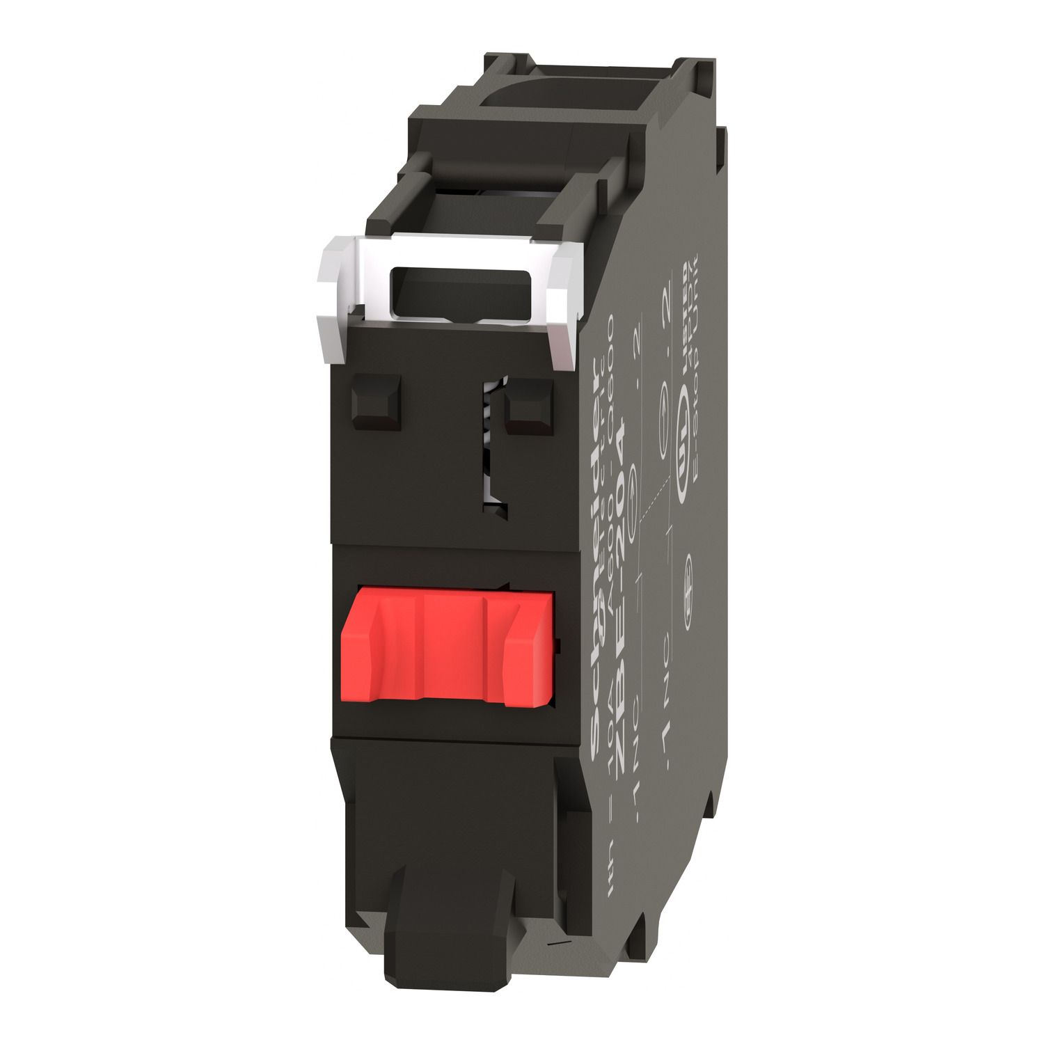Picture of Double contact block, Harmony XB4, silver alloy, screw clamp terminal, 2NC