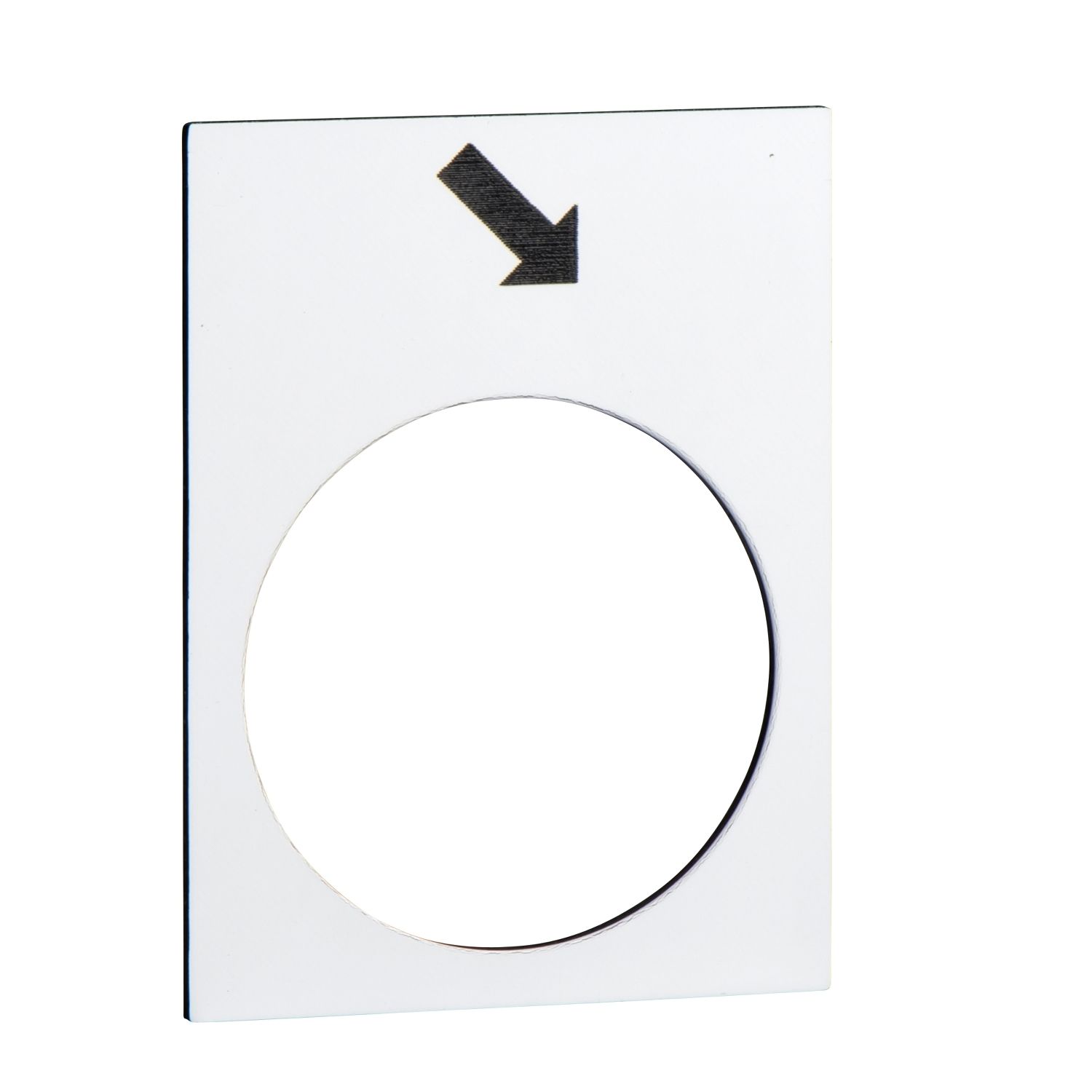 Picture of Marked legend, Harmony XAC, legend, 30x40mm, white, forward, slow