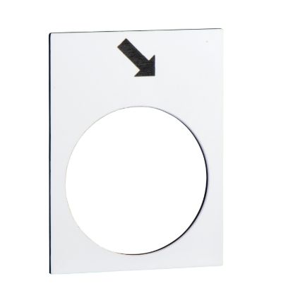 Picture of Marked legend, Harmony XAC, legend, 30x40mm, white, forward, slow