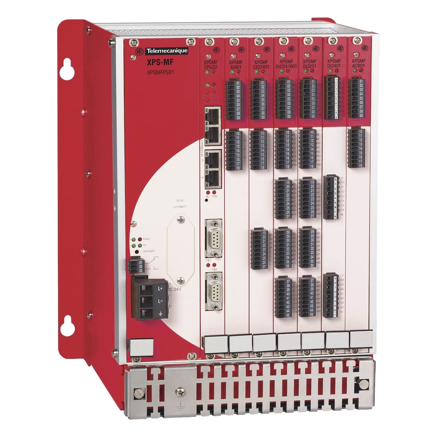 Picture of Prevent a safety PLC housing - 257 x 310 x 239 mm - metal alloy - IP20