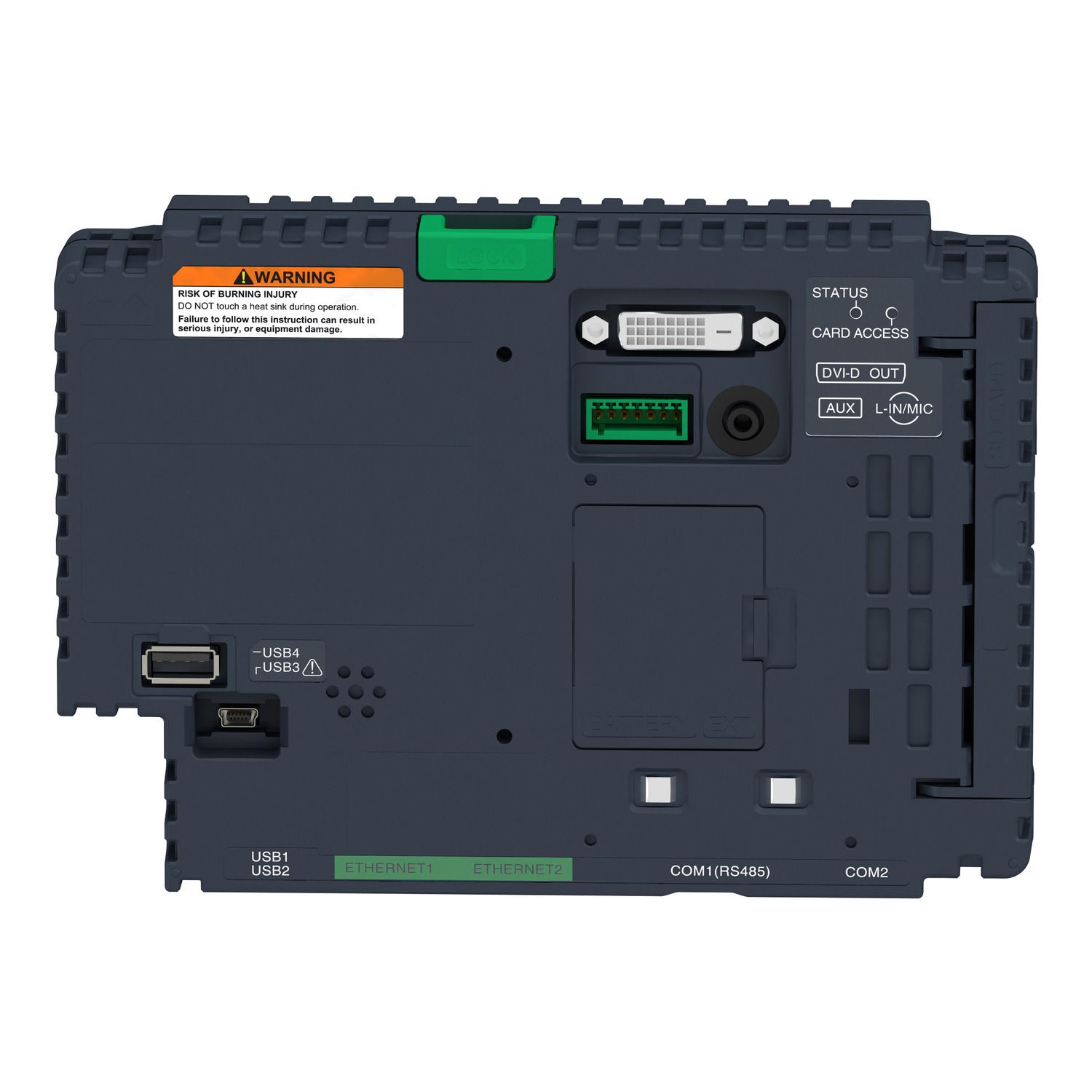 Picture of base unit, Harmony GTU, open box, 32GB CFast card