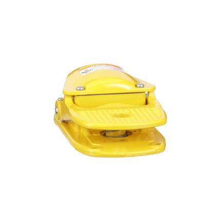 Picture of Foot Switch, Harmony, industrial, unshielded, maintained contact, 3A at 230 VAC, SPST contact, NEMA 2, 4, 13 enclosure